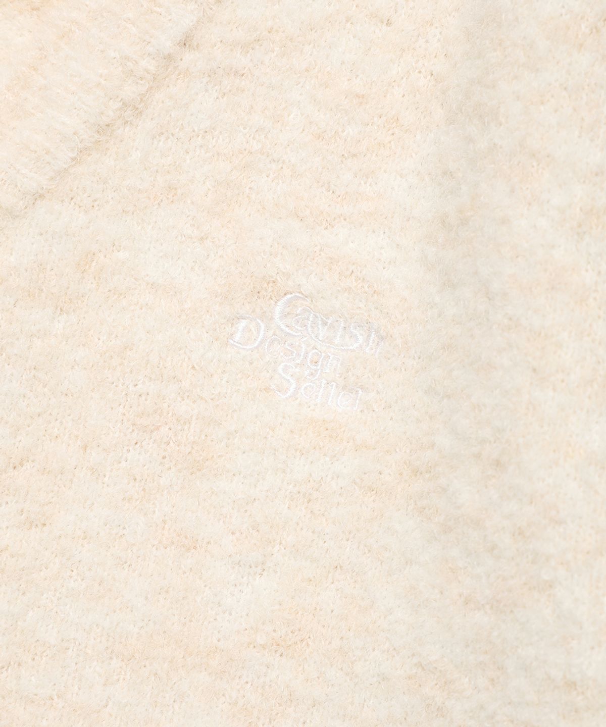 카비시(CAVISH) W TWO TONE BOUCLE CARDIGAN IVORY(CV2EFFK683A)