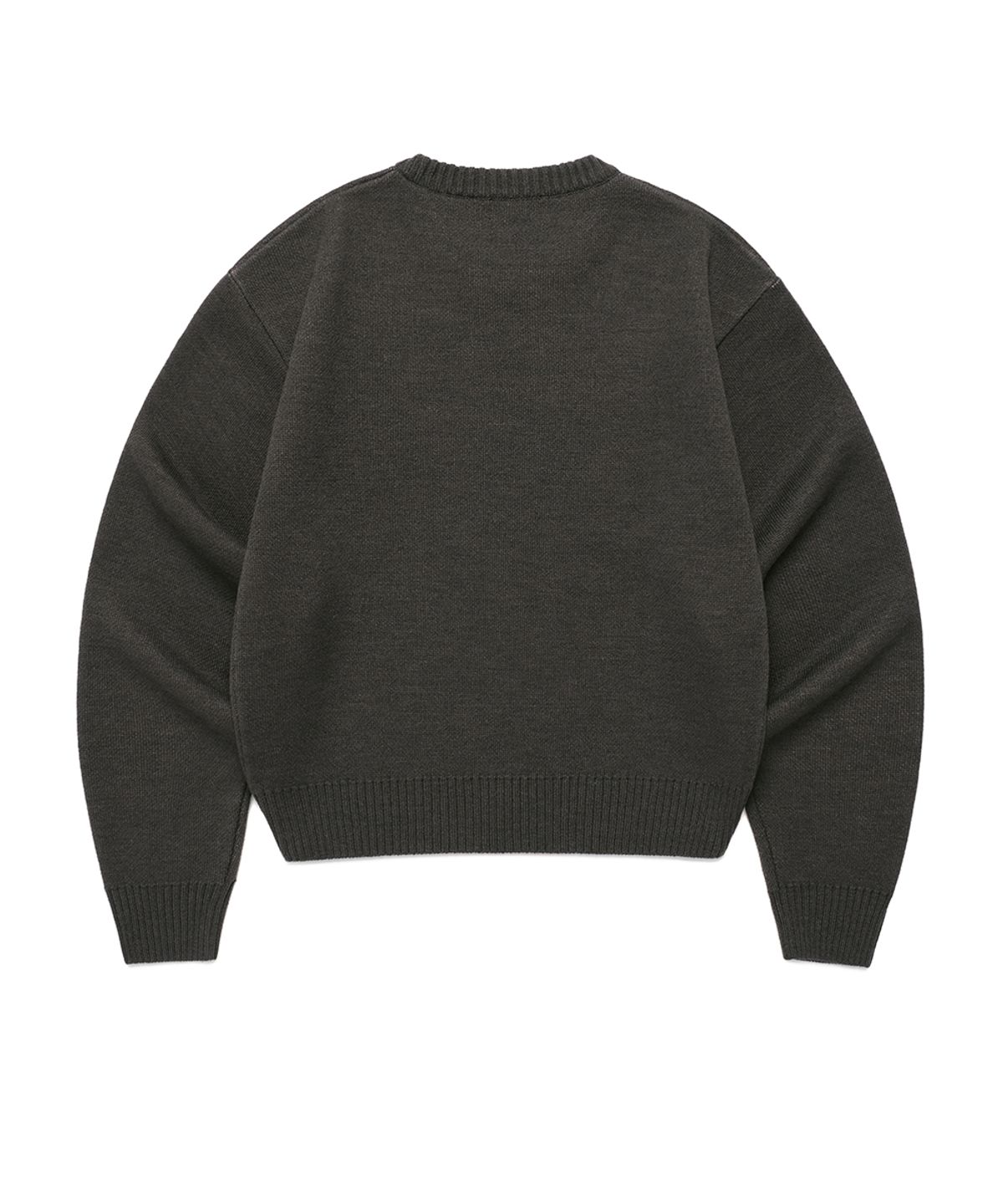 카비시(CAVISH) W DUST CLASSIC ROSE KNIT SWEATER CHARCOAL(CV2EFFK605A)