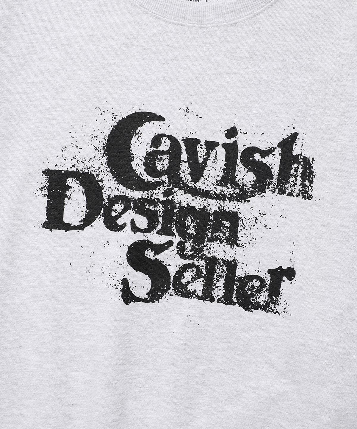 카비시(CAVISH) DUST SELLER LOGO SWEATSHIRT LIGHT GREY(CV2EFUM442A)