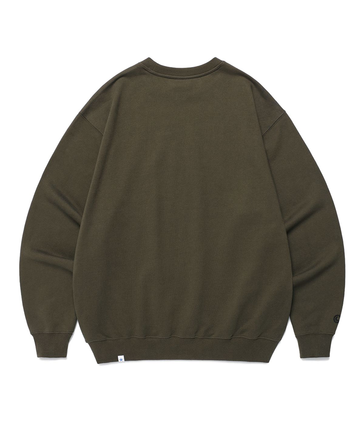 카비시(CAVISH) DUST SELLER LOGO SWEATSHIRT OLIVE(CV2EFUM442A)