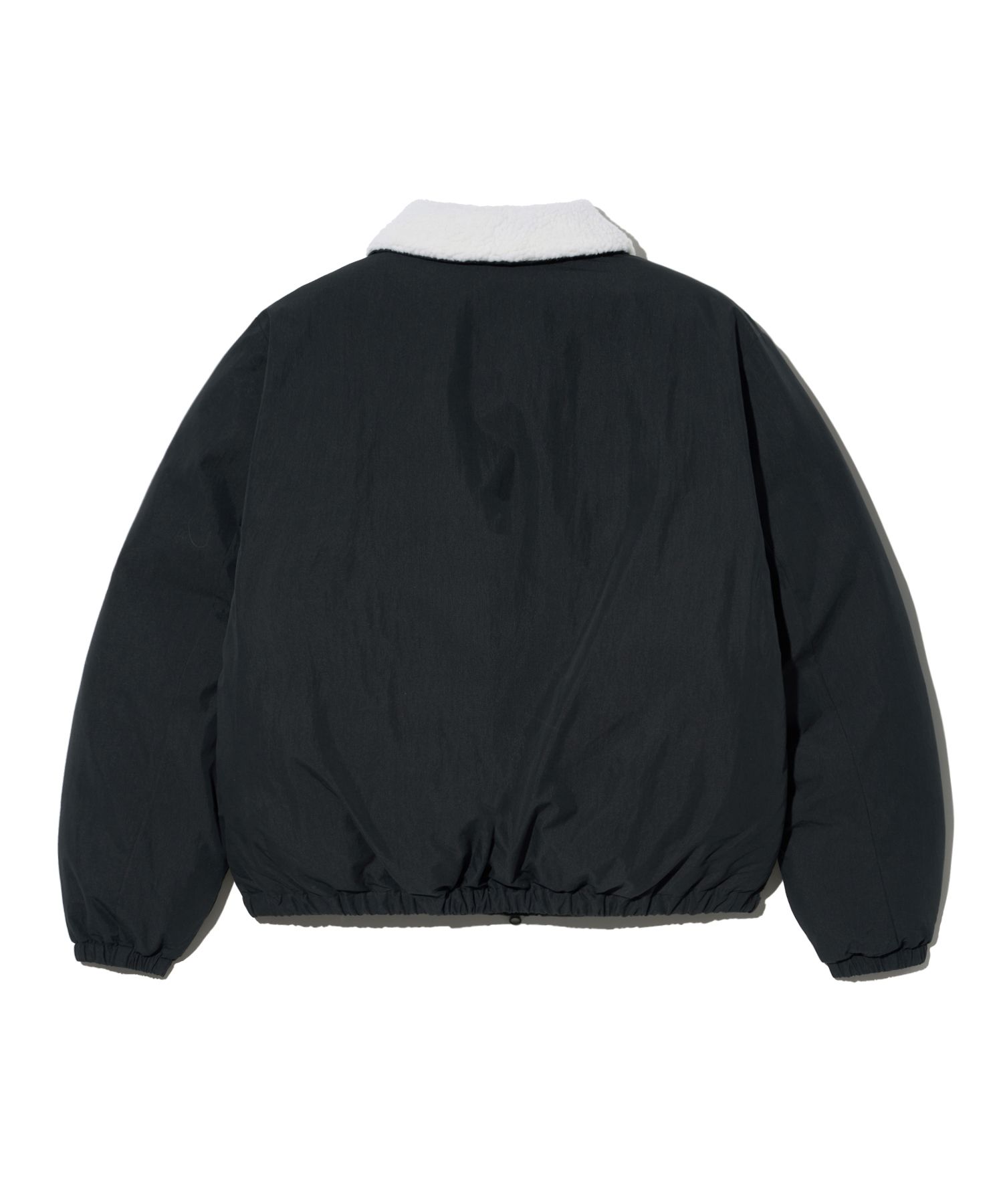 ★YALE★Detachable Boa Short Puffer Jacket★ MUSINSA | YALE Detachable Boa Short Puffer Jacket_Navy