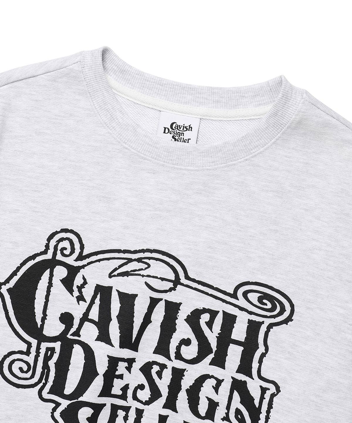 카비시(CAVISH) CLEF SWEATSHIRT LIGHT GREY(CV2EFUM444A)