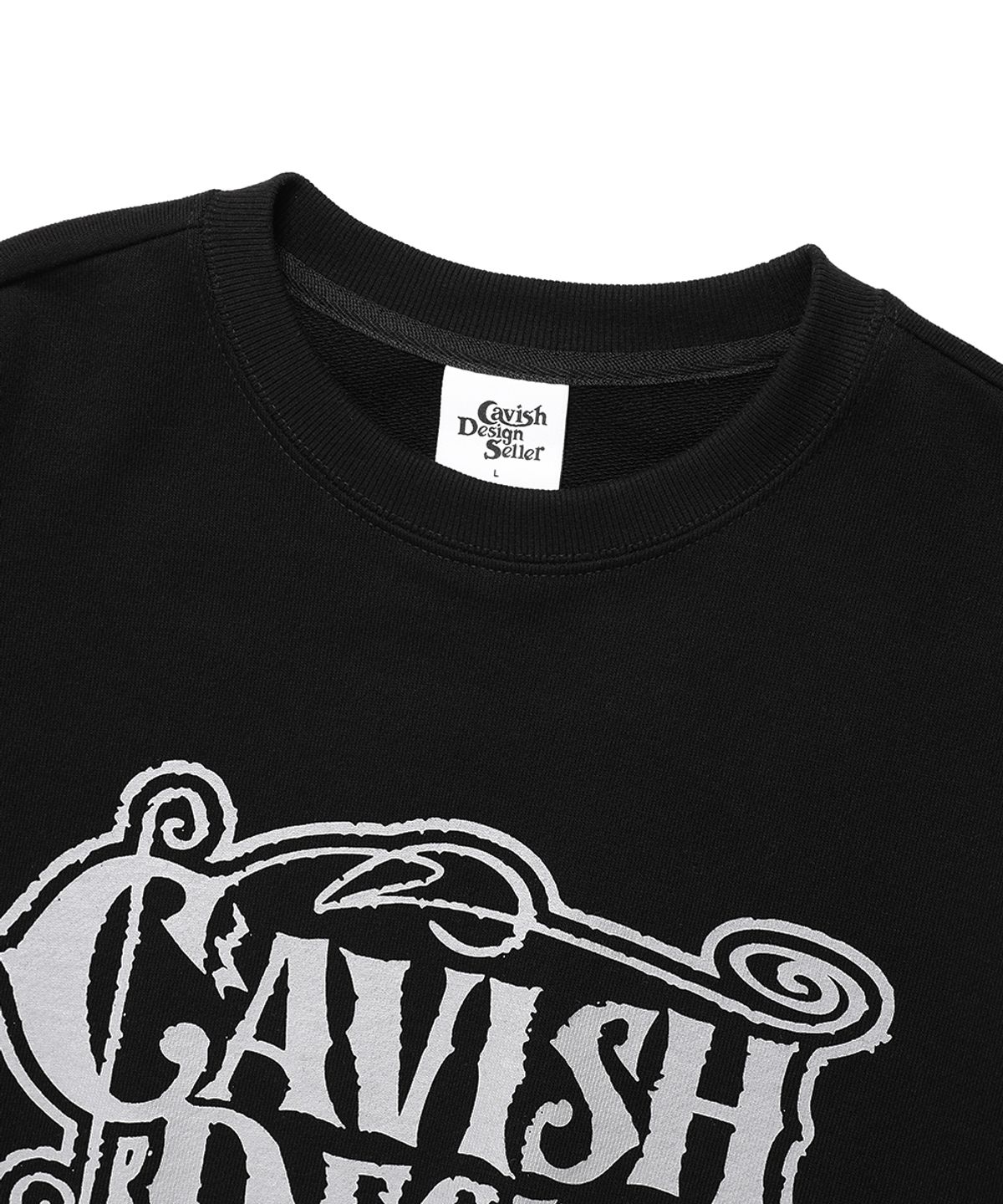 카비시(CAVISH) CLEF SWEATSHIRT BLACK(CV2EFUM444A)