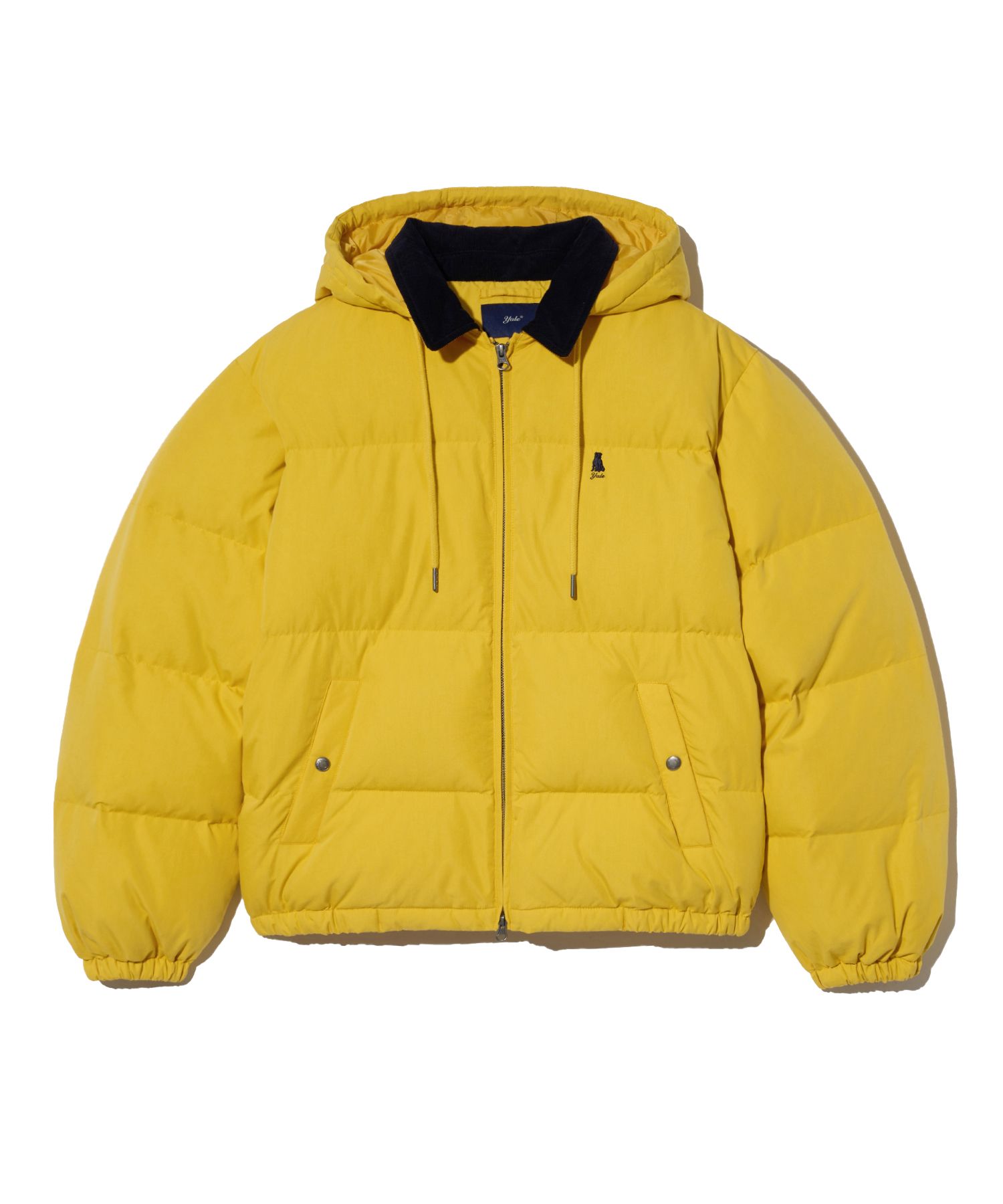 韓国大人気 【YALE】 Detachable hood short puffer jacket MUSINSA | YALE Detachable Hood Short Puffer Jacket_Yellow