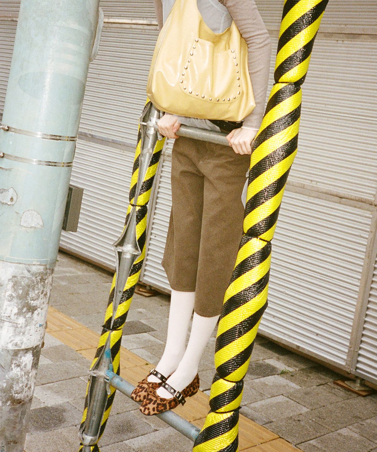 기호(KHIHO) BUCKLE STRAP BALLERINA FLAT / LEOPARD