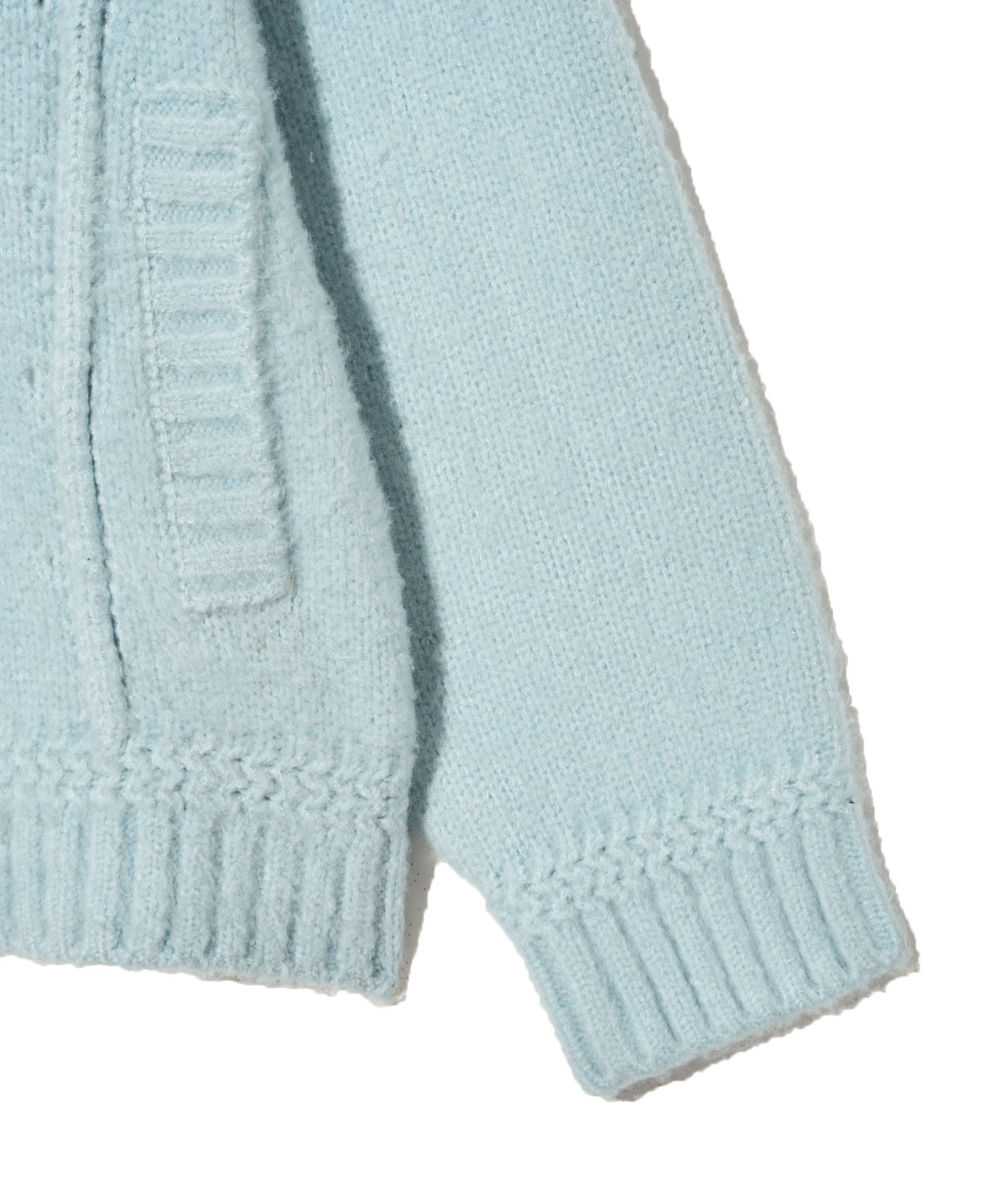PHYPS ♥ Apple Label Knit Trucker Jacket /追跡付 MUSINSA公式 | PHYPS Apple Label Knit Trucker Jacket_Blue