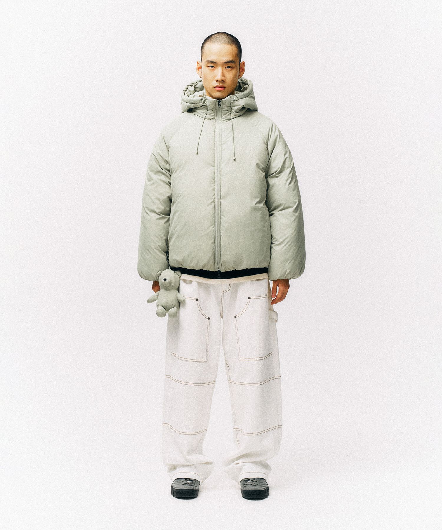 PHYPS ♥ BEAR PUFFER JACKET /追跡付 MUSINSA | PHYPS Bear Puffer Jacket Navy