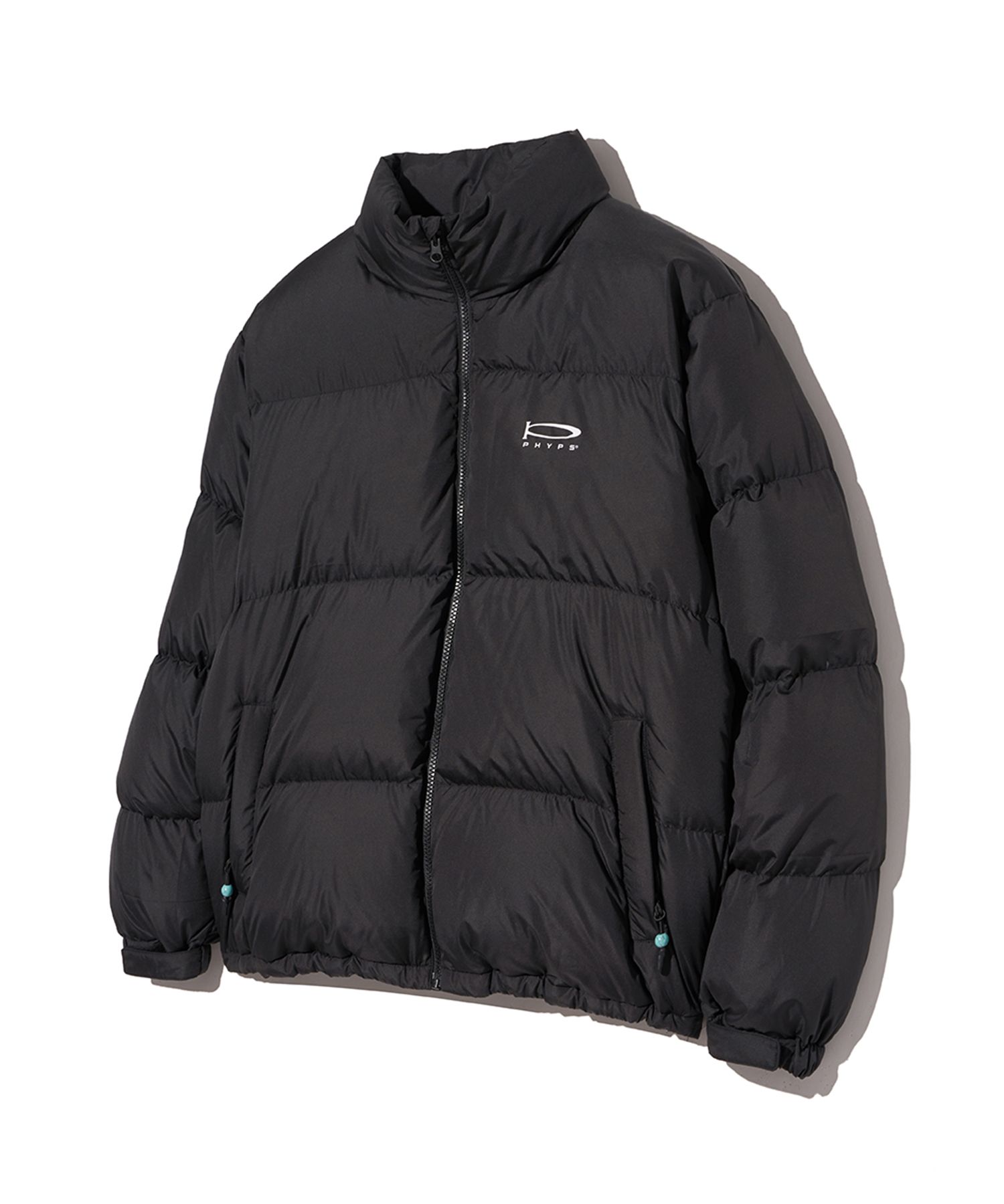 本物の PHYPS | MUSINSA (Layered) Jacket_Black Puffer Muffler Down Duck ジャケット・アウター