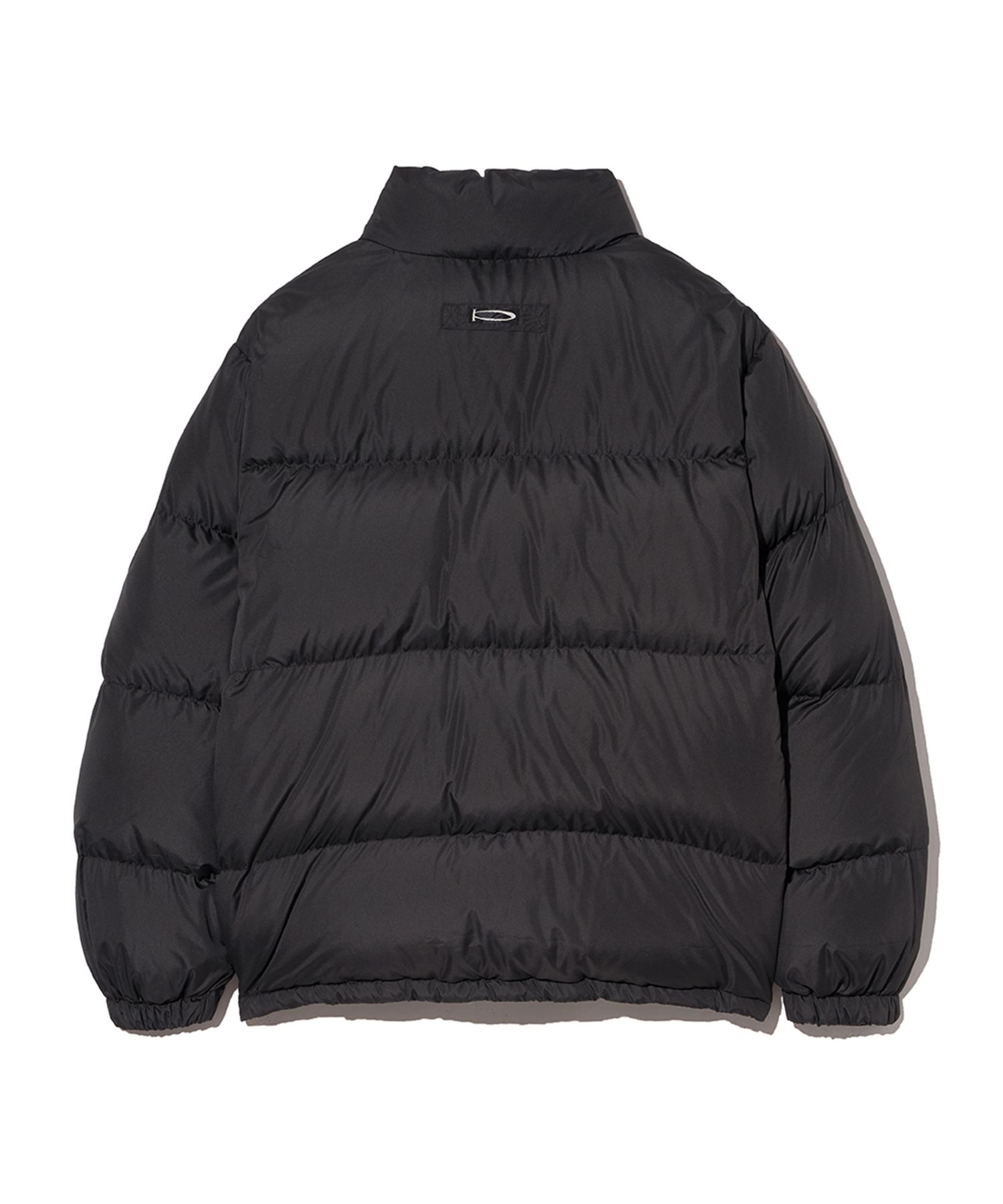 MUSINSA | PHYPS (Layered) Duck Down Muffler Puffer Jacket_Black