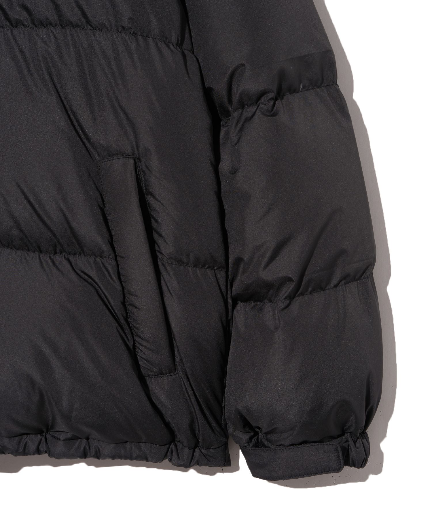 MUSINSA | PHYPS (Layered) Duck Down Muffler Puffer Jacket_Black