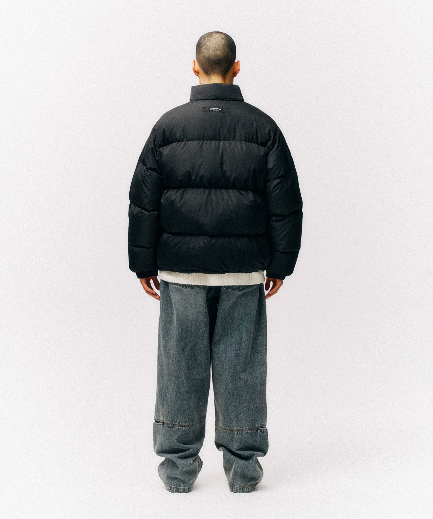 Phyps Department★(Layered) Duck Down Muffler Puffer Jacket MUSINSA | PHYPS (Layered) Duck Down Muffler Puffer Jacket_Black