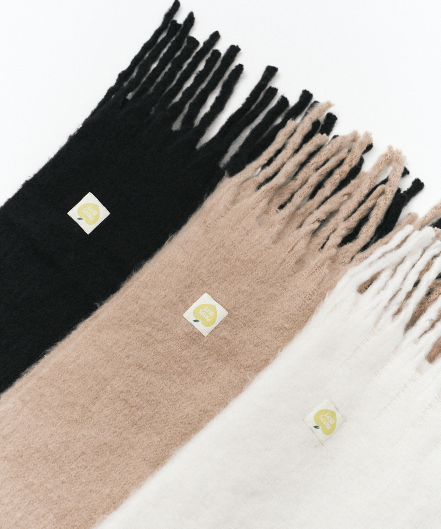 MUSINSA | PHYPS (Layered) Duck Down Muffler Puffer Jacket_Black