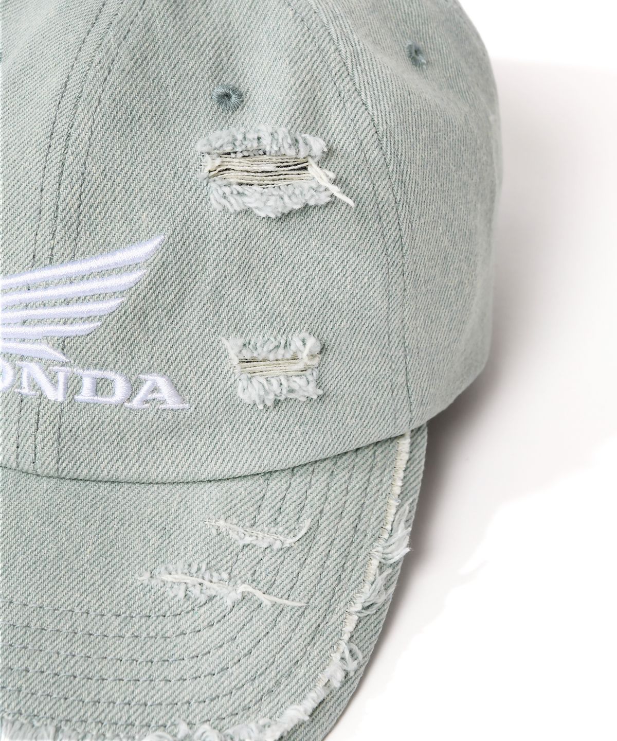 핍스 모터사이클(PHYPS MOTORCYCLE) Destroyed Washed Cap Blue