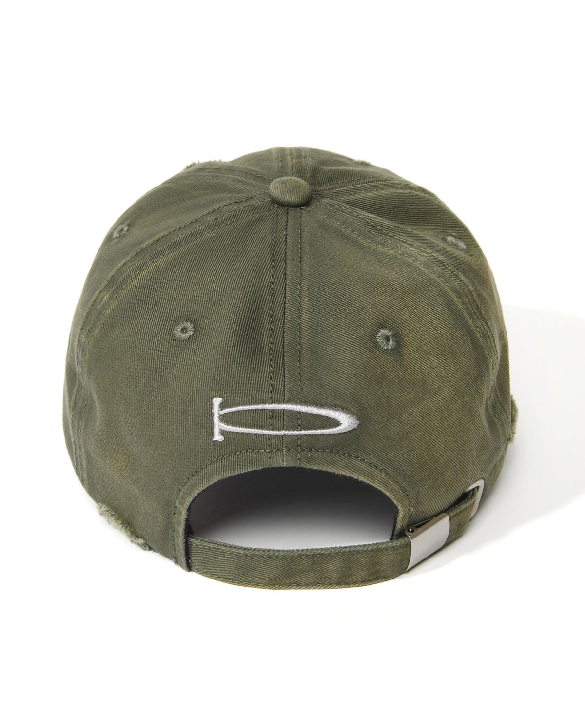 핍스 모터사이클(PHYPS MOTORCYCLE) Destroyed Washed Cap Olive