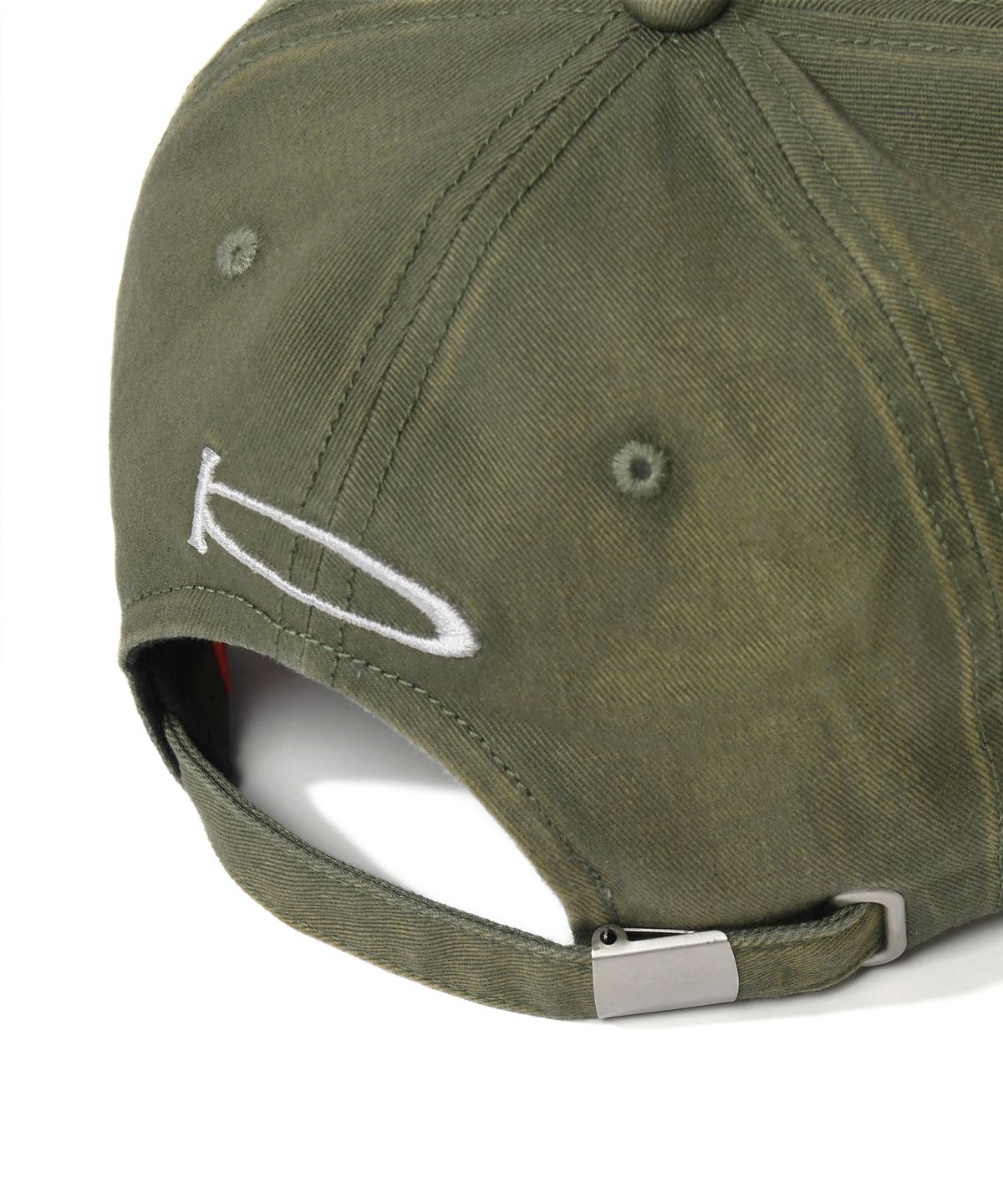 핍스 모터사이클(PHYPS MOTORCYCLE) Destroyed Washed Cap Olive