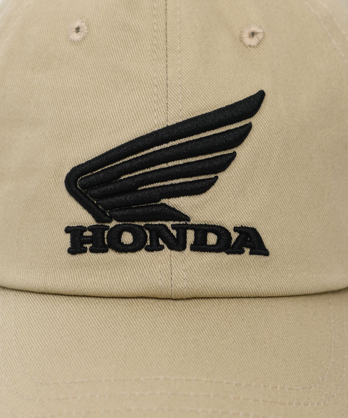 핍스 모터사이클(PHYPS MOTORCYCLE) Honda Wing logo basic Cap Beige