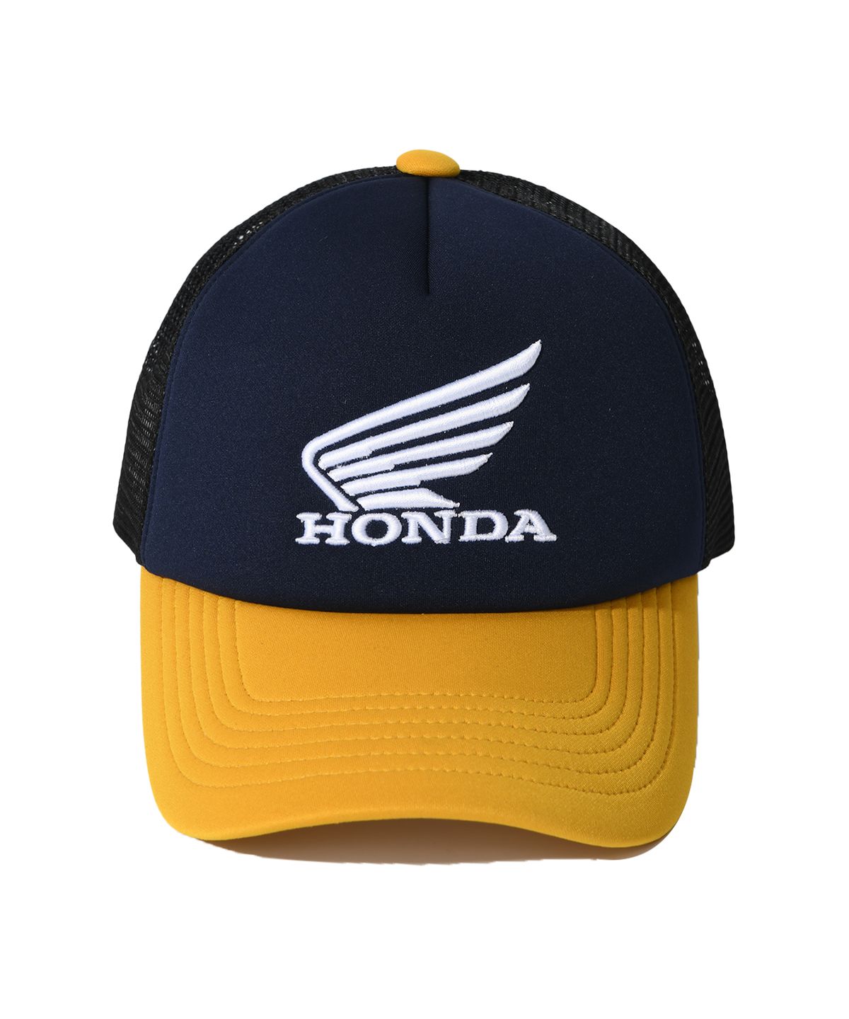 핍스 모터사이클(PHYPS MOTORCYCLE) Honda Original Wing logo Mesh Cap Navy