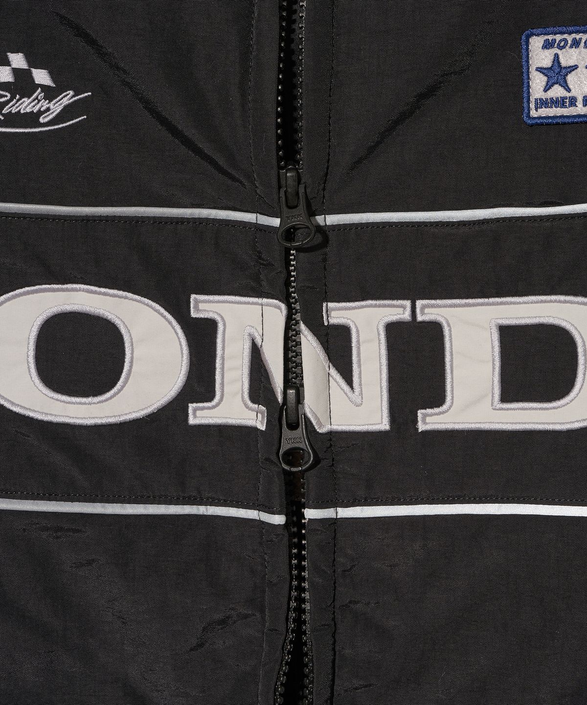 핍스 모터사이클(PHYPS MOTORCYCLE) Piping Motorcycle Blouson Jacket Black
