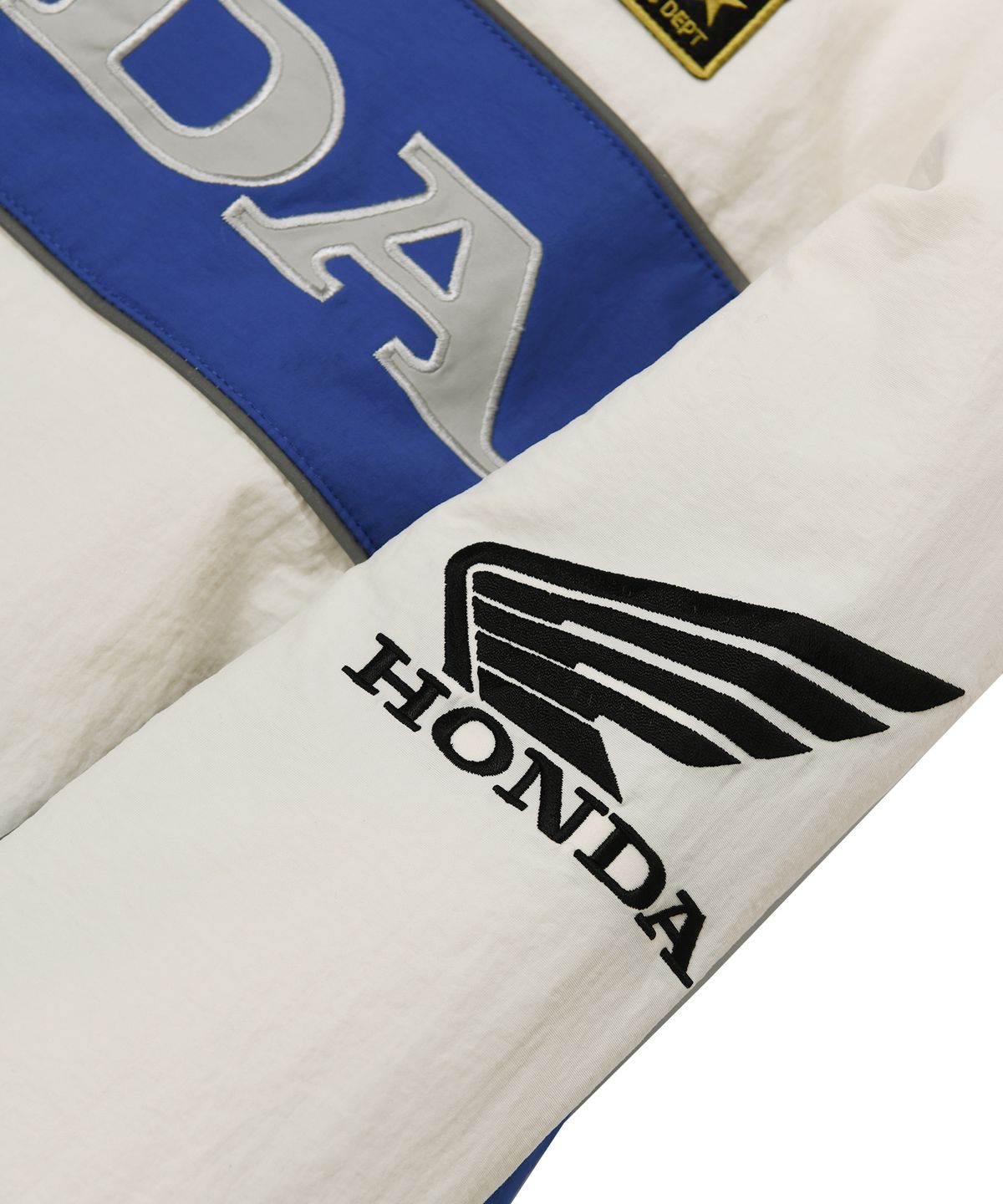 핍스 모터사이클(PHYPS MOTORCYCLE) Piping Motorcycle Blouson Jacket Ivory