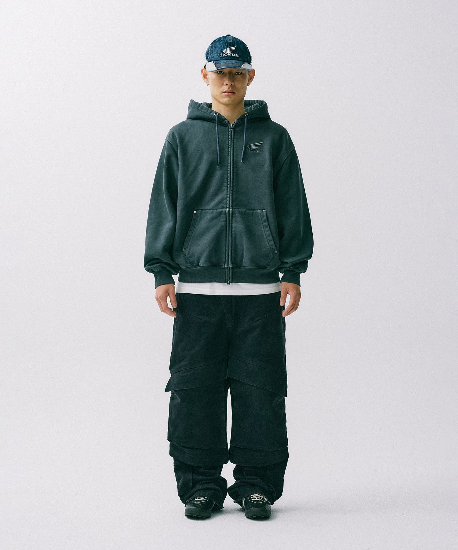 パーカー・フーディ HONDA MOTORCYCLE KOREA Honda Small Wing Rivet point Hoodie R MUSINSA | Honda Motorcycle Honda Small Wing Rivet point