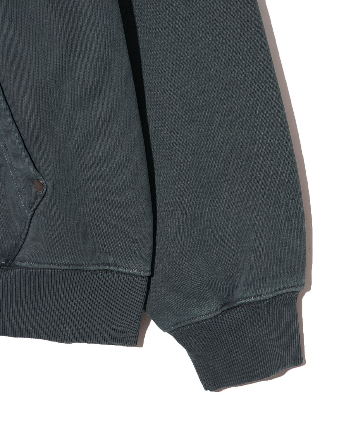 핍스 모터사이클(PHYPS MOTORCYCLE) Honda Small Wing Rivet point Hoodie Zip-up PG Charcoal