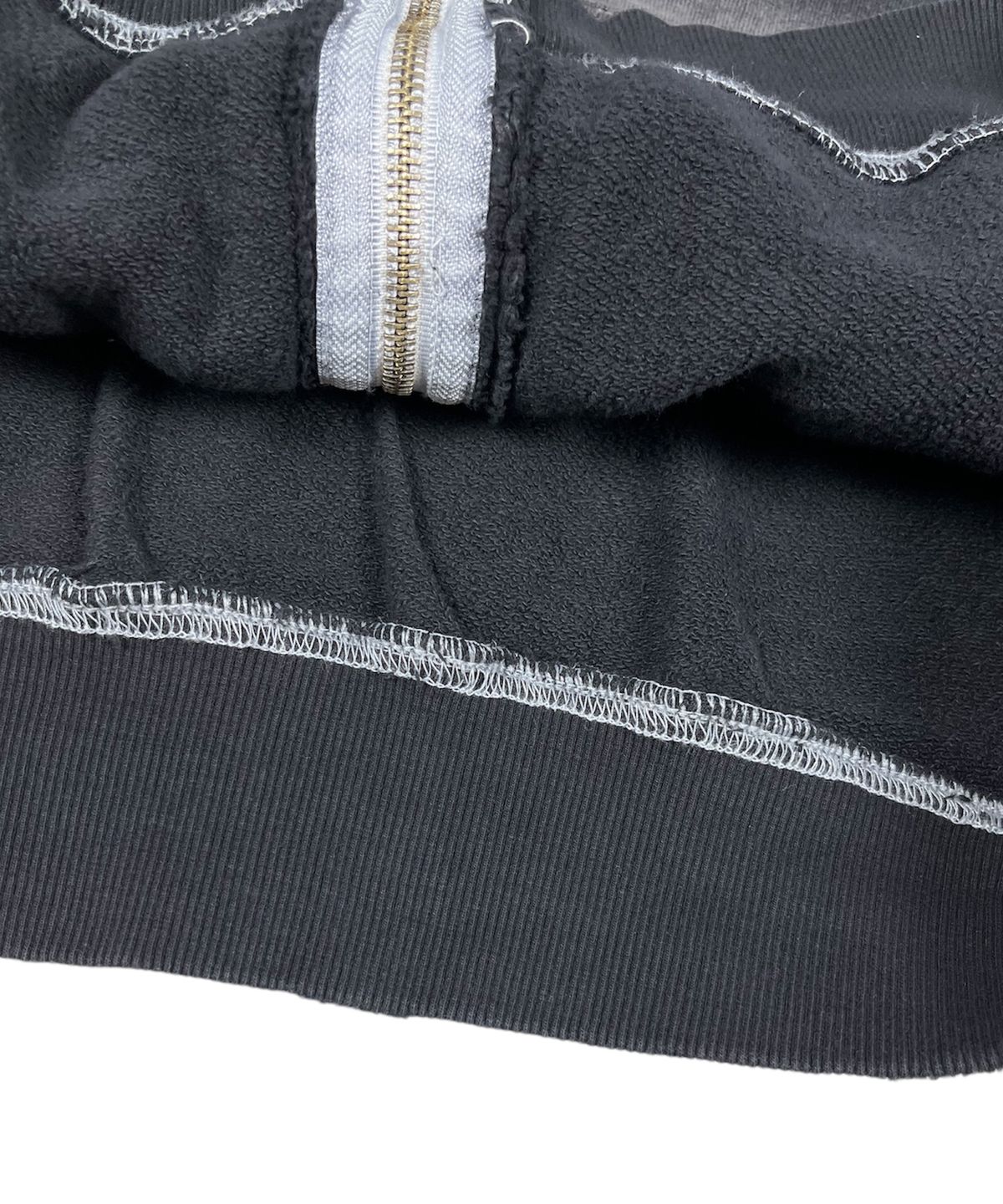 스케이터락(SK8ER ROCK) Hell Heaven Cross Vintage Sweat Hood Zip-up ((Black))