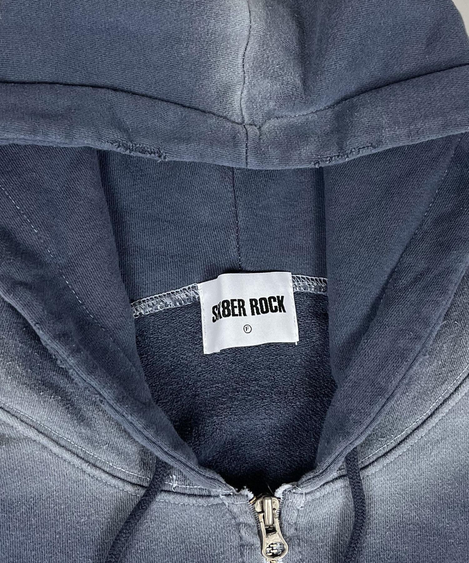 ◆SK8ERROCK Hell Heaven Cross Vintage Sweat Hood Zip-up◆ MUSINSA | SK8ER ROCK Hell Heaven Cross Vintage Sweat Hood