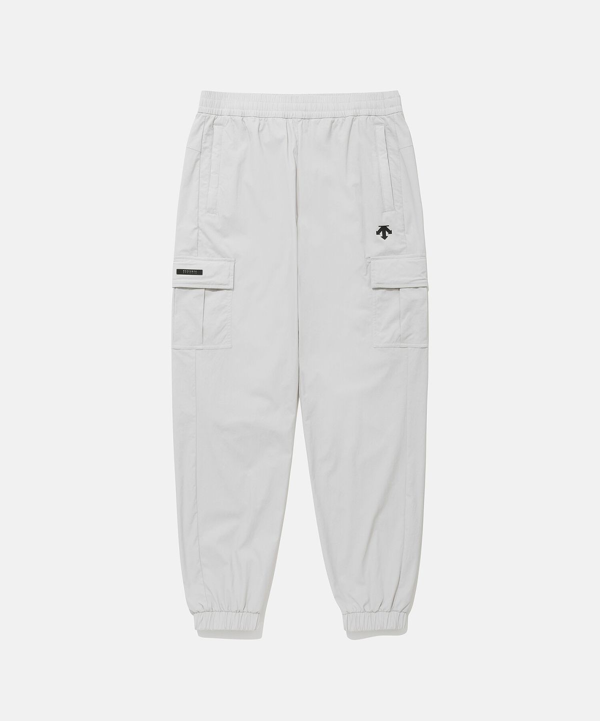 데상트(DESCENTE) 카고 우븐 웜업 팬츠 라이트 그레이(SP323UPT82)