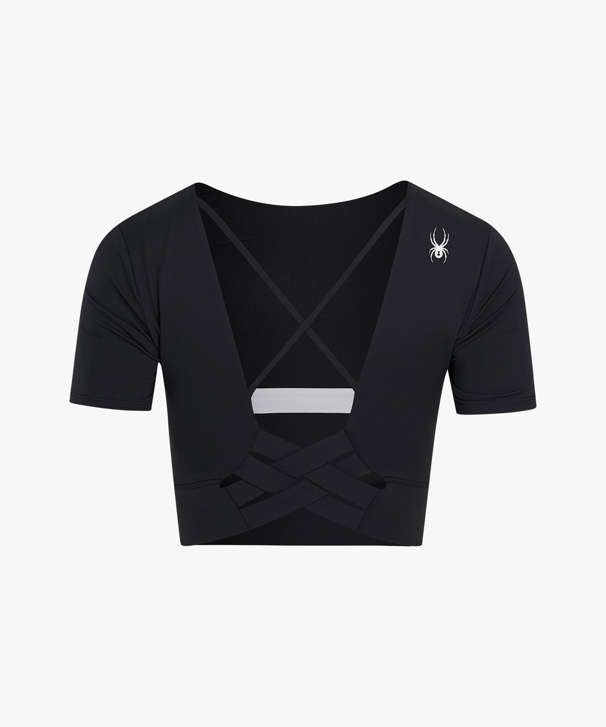 스파이더(SPYDER) 우먼스 캡 내장 크랍탑 SPJFCNRS252WBLK