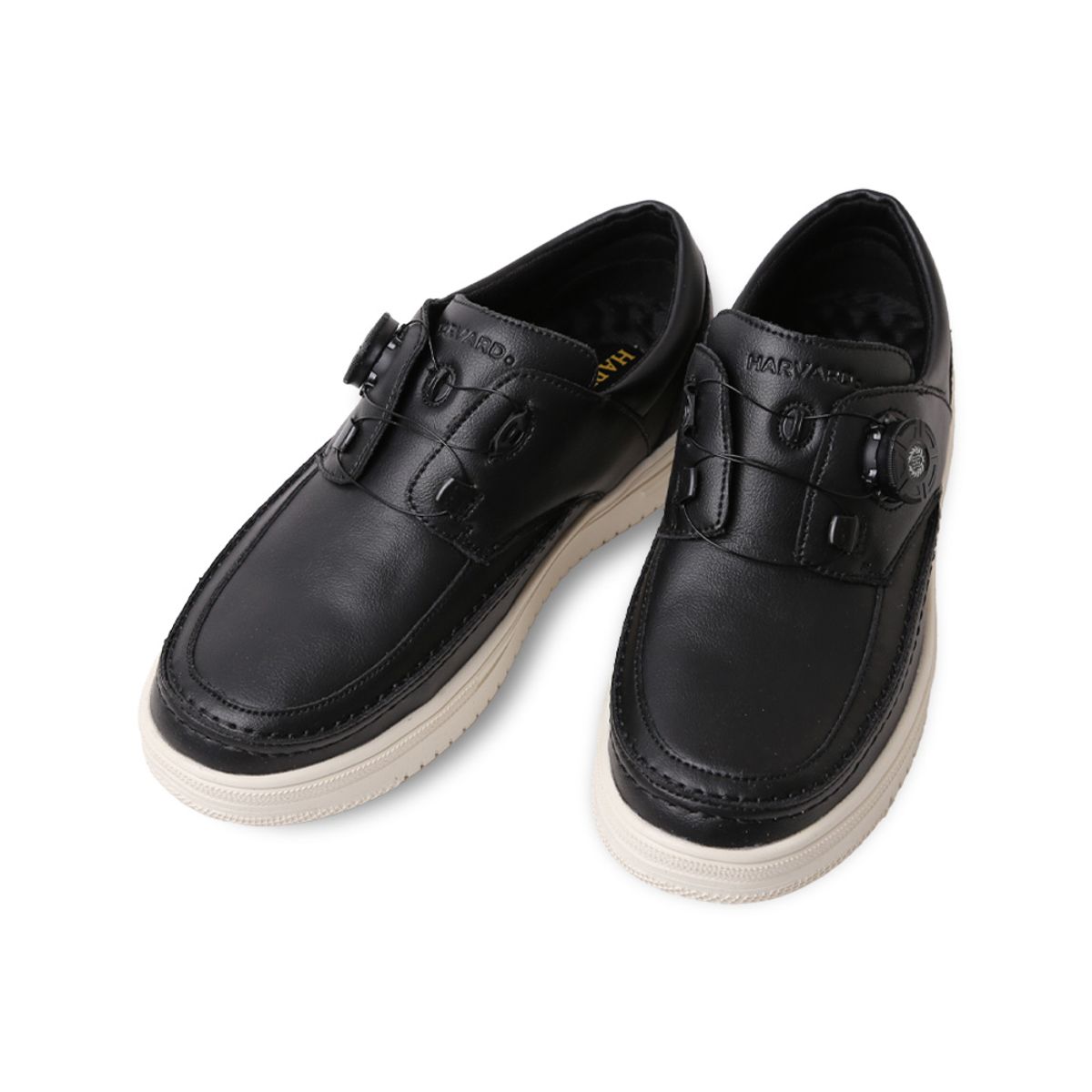 하버드 슈즈(HARVARD SHOES) 살몬 다이얼 로퍼 스니커즈 블랙
