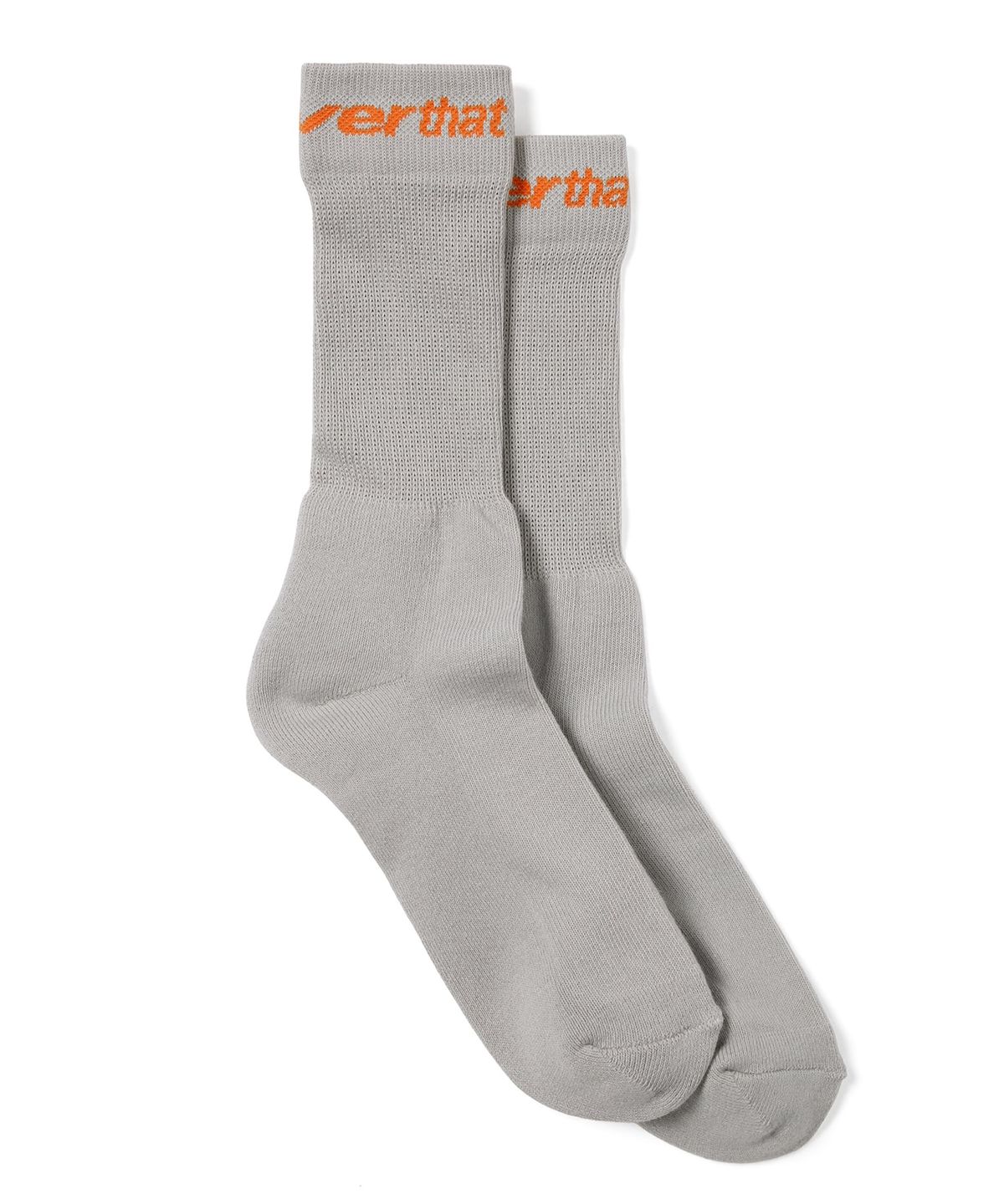 디스이즈네버댓(THISISNEVERTHAT) D/SP-Logo Socks Grey