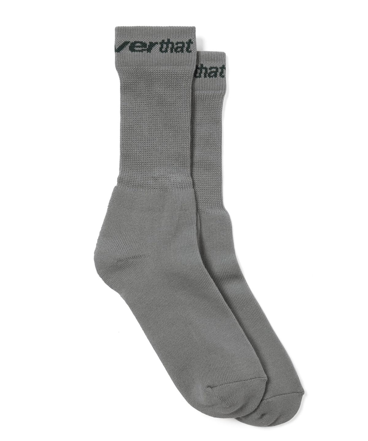 디스이즈네버댓(THISISNEVERTHAT) D/SP-Logo Socks Charcoal