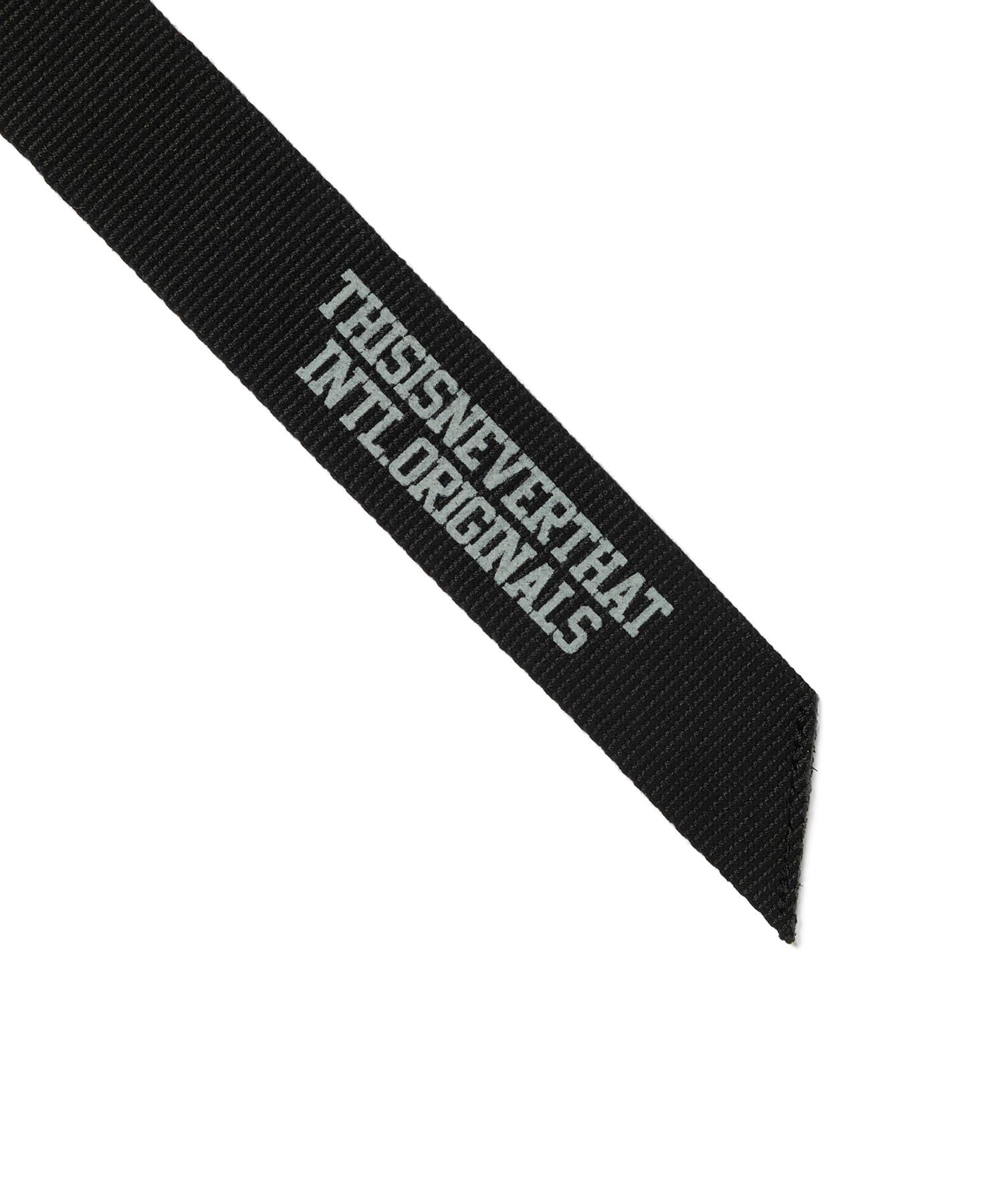 ★thisisneverthat★Leather Mesh Belt★大人気★ MUSINSA | thisisneverthat® Web Belt Black