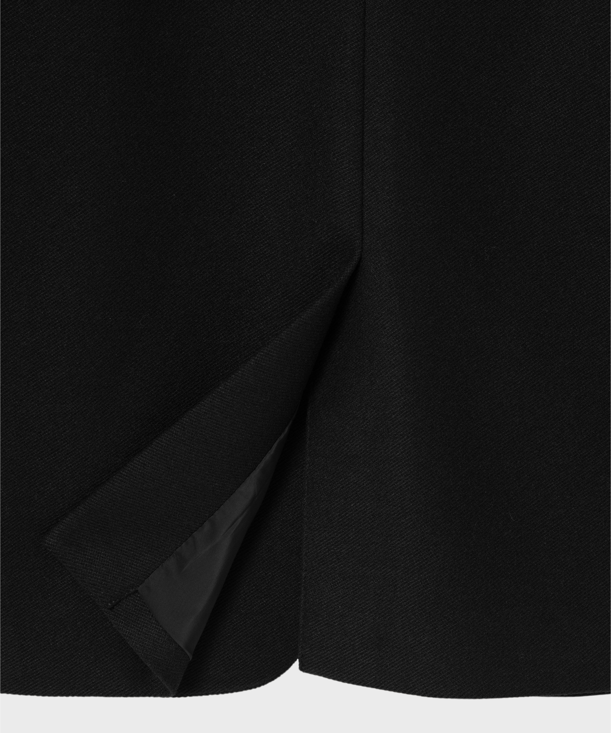 넌블랭크(NONBLANK) 세미 오버 핏 저지 블레이저_BLACK
