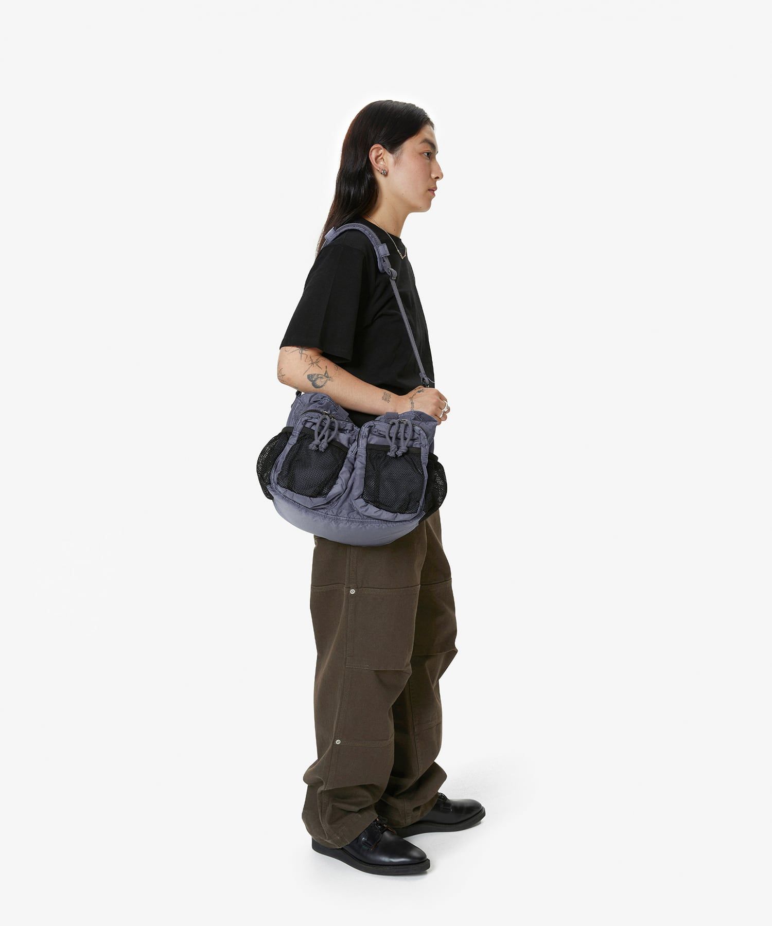 MUSINSA | thisisneverthat® Overdyed Shoulder Bag Washed Blue