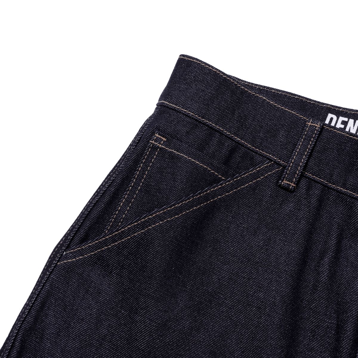 엑스트라오디너리(EXTRAORDINARY) DOUBLE KNEE DENIM RAW DENIM