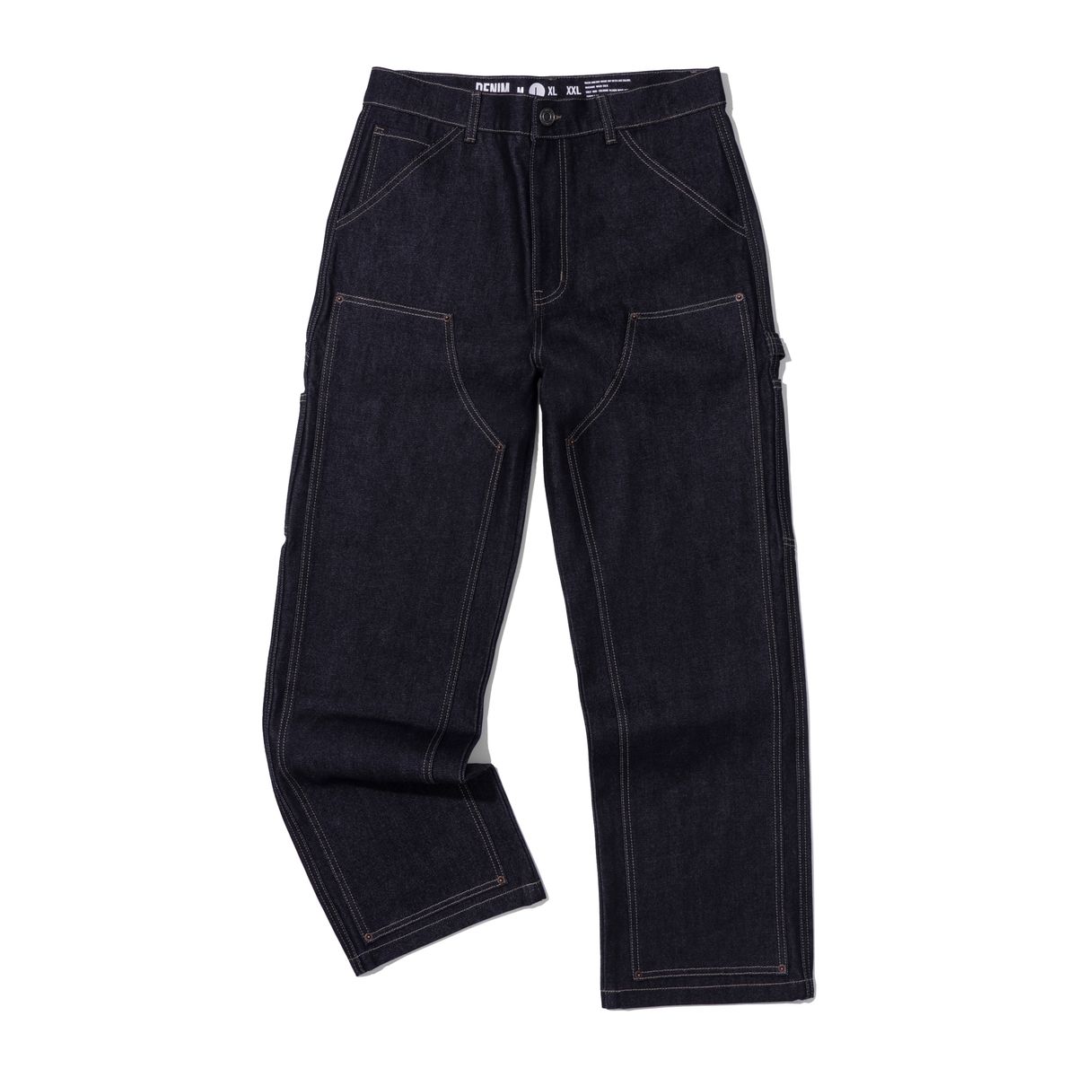 엑스트라오디너리(EXTRAORDINARY) DOUBLE KNEE DENIM RAW DENIM