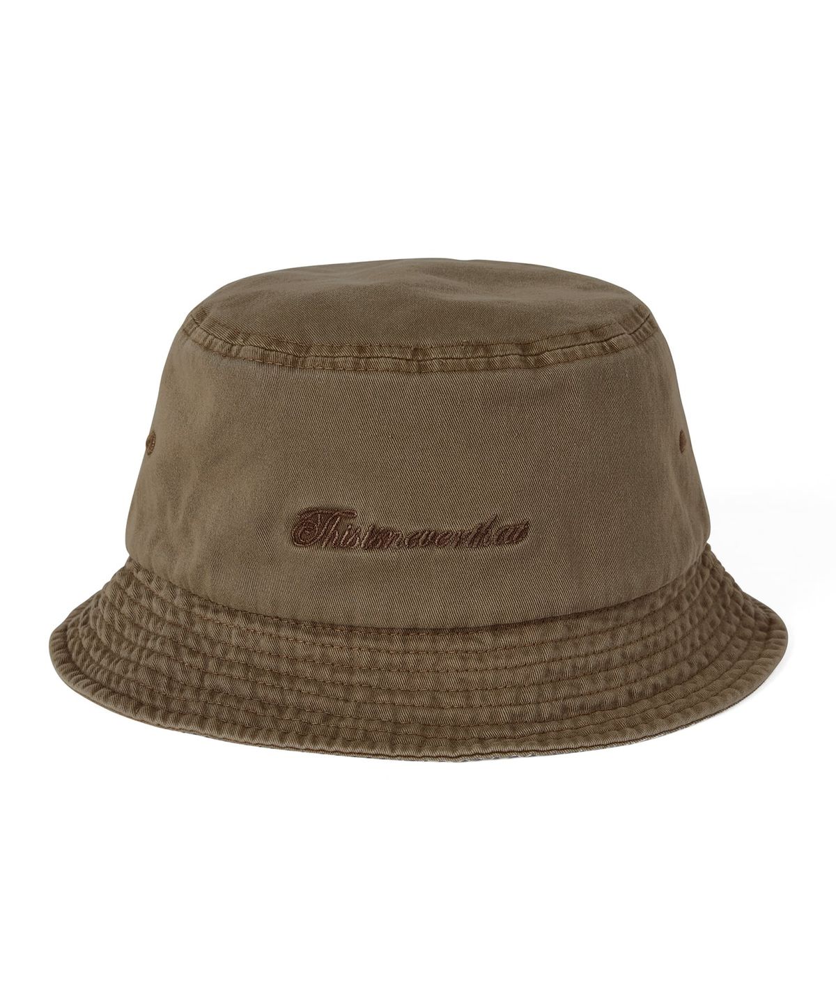 디스이즈네버댓(THISISNEVERTHAT) Overdyed SCT-Logo Bucket Hat Beige