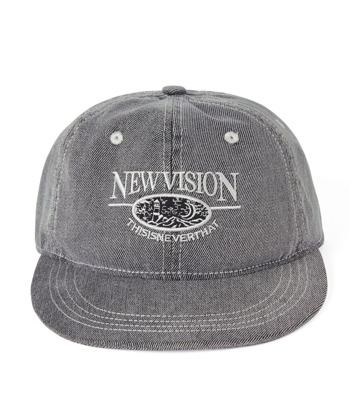 디스이즈네버댓(THISISNEVERTHAT) Overdyed NEW VISION Cap Sky Blue