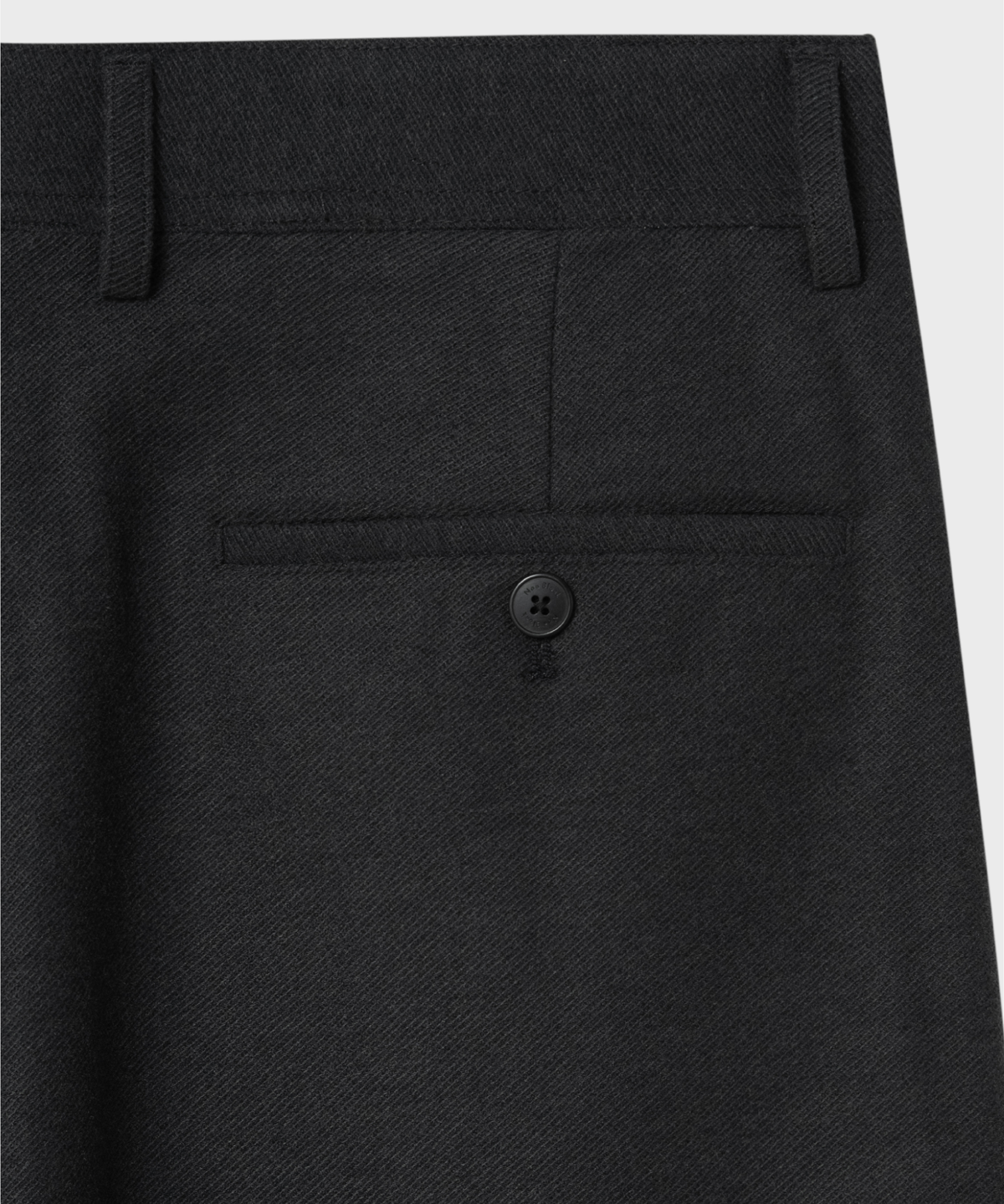넌블랭크(NONBLANK) 원턱 와이드 핏 저지 슬랙스_DARK GREY