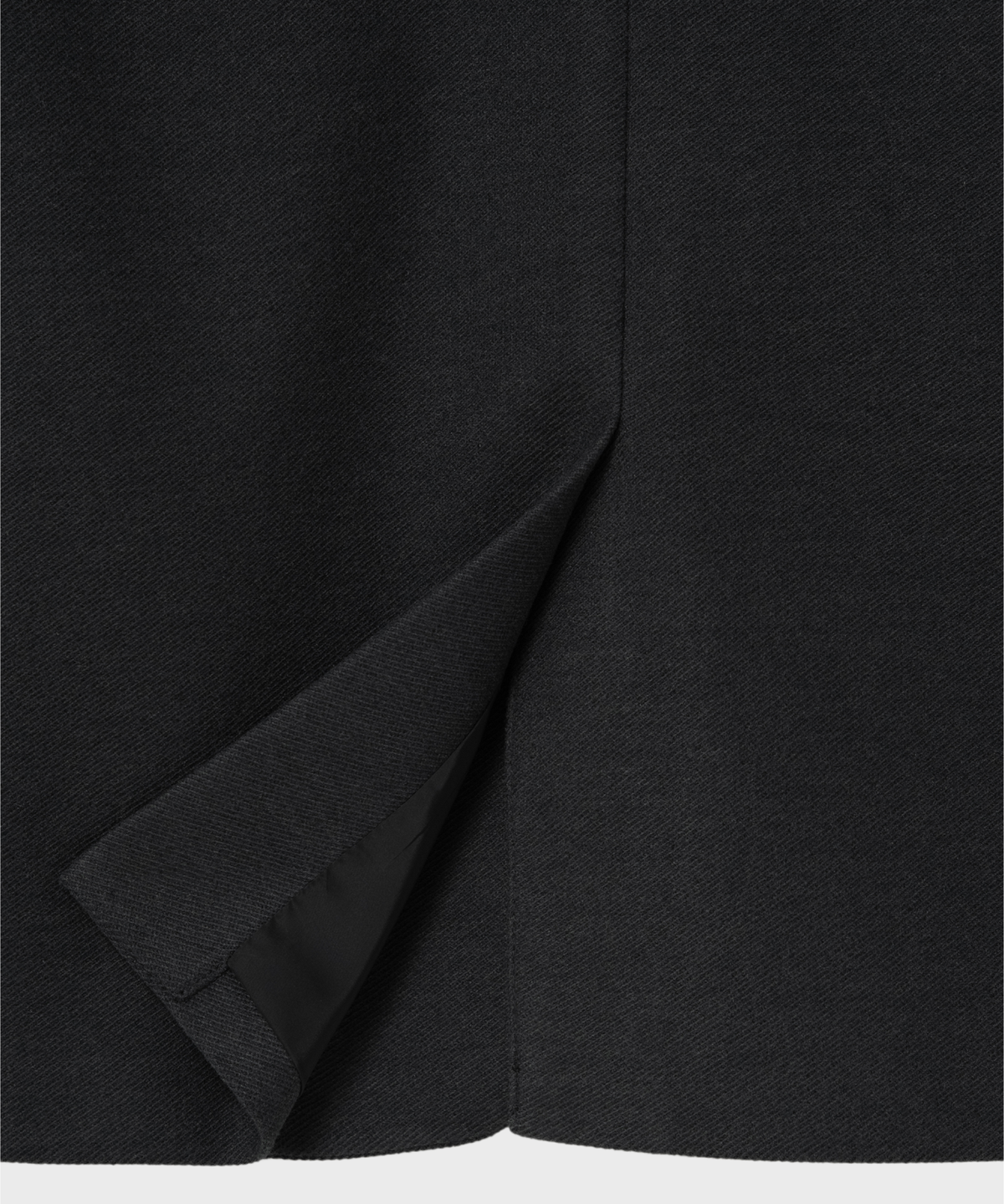 넌블랭크(NONBLANK) 세미 오버 핏 저지 블레이저_DARK GREY
