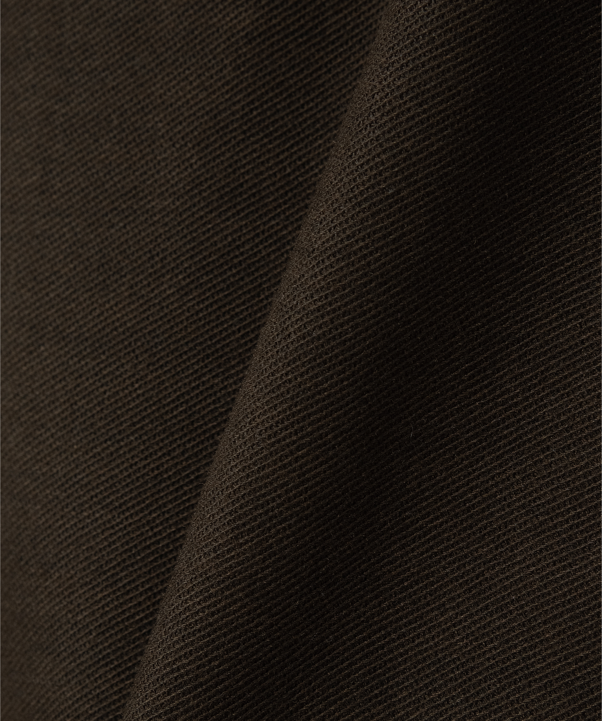 넌블랭크(NONBLANK) 원턱 와이드 핏 저지 슬랙스_DARK BROWN
