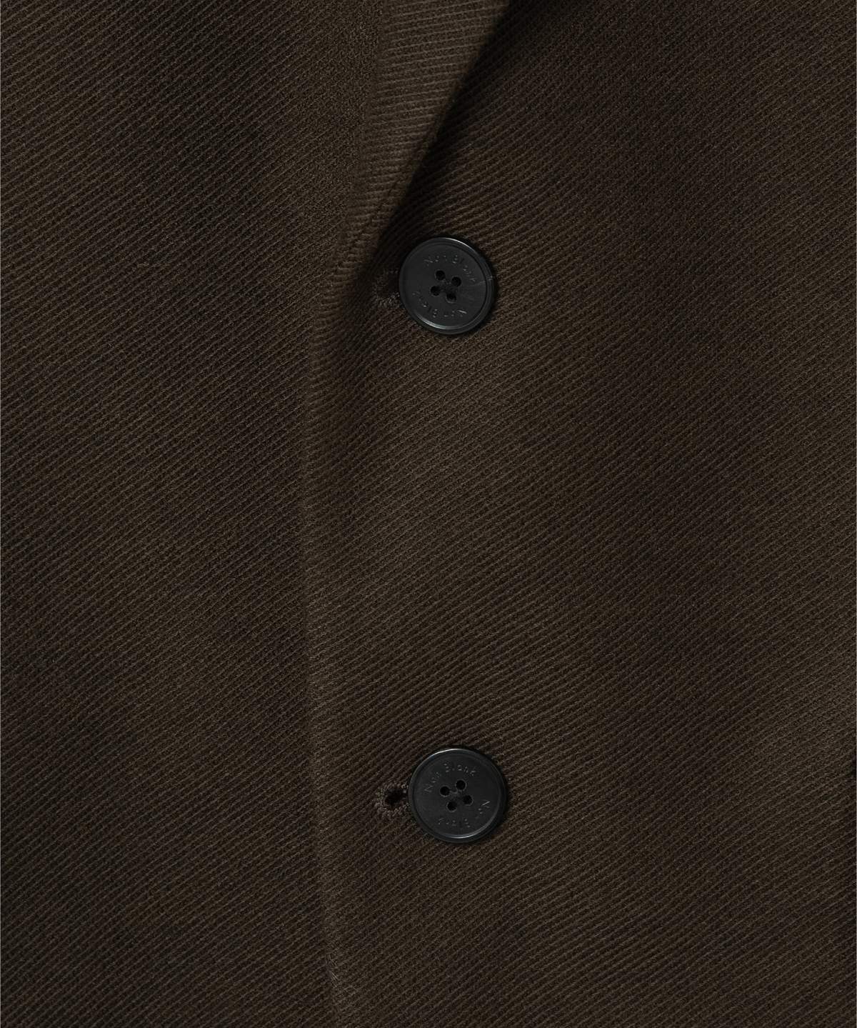 넌블랭크(NONBLANK) 세미 오버 핏 저지 셋업 수트_DARK BROWN
