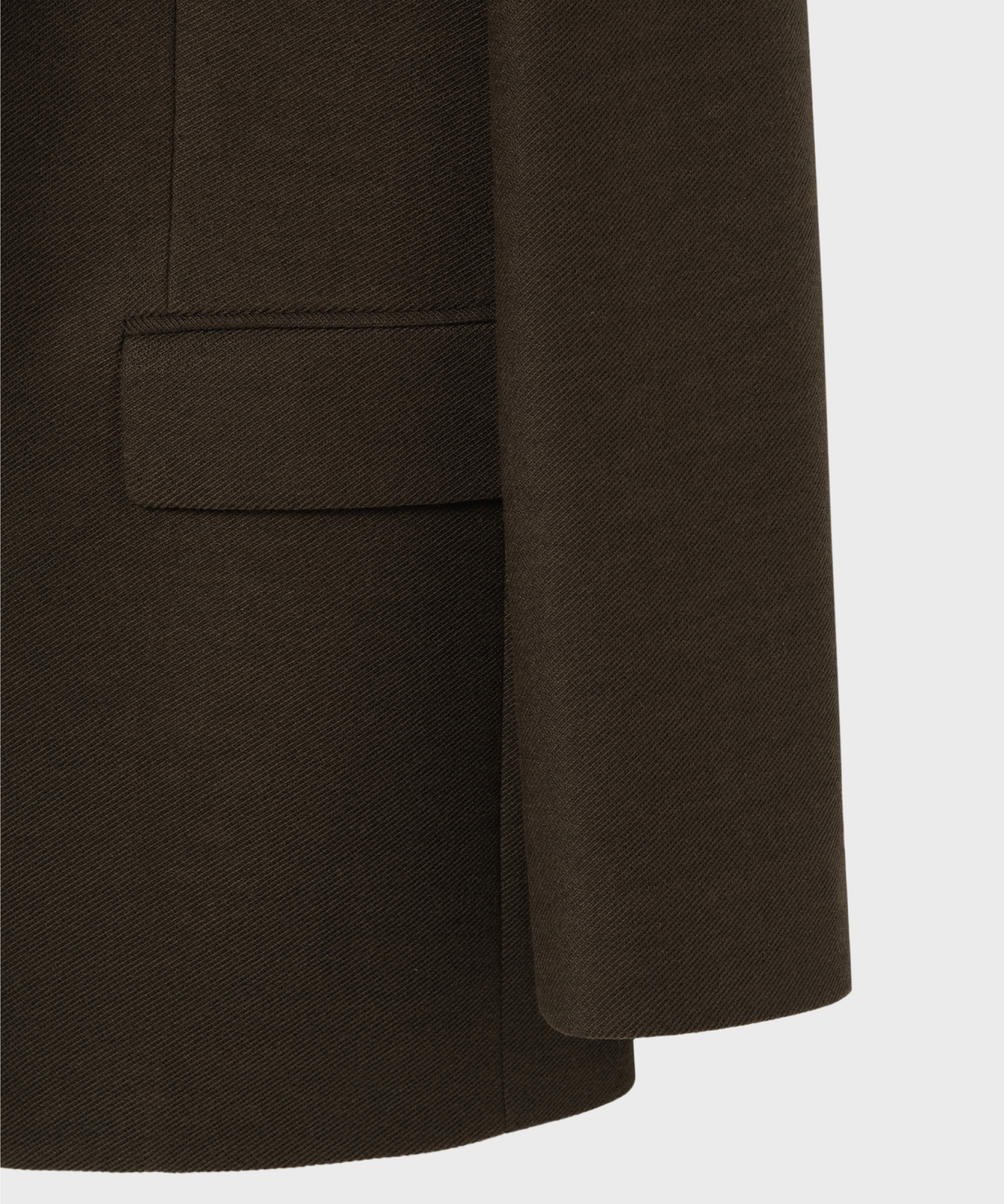 넌블랭크(NONBLANK) 세미 오버 핏 저지 셋업 수트_DARK BROWN