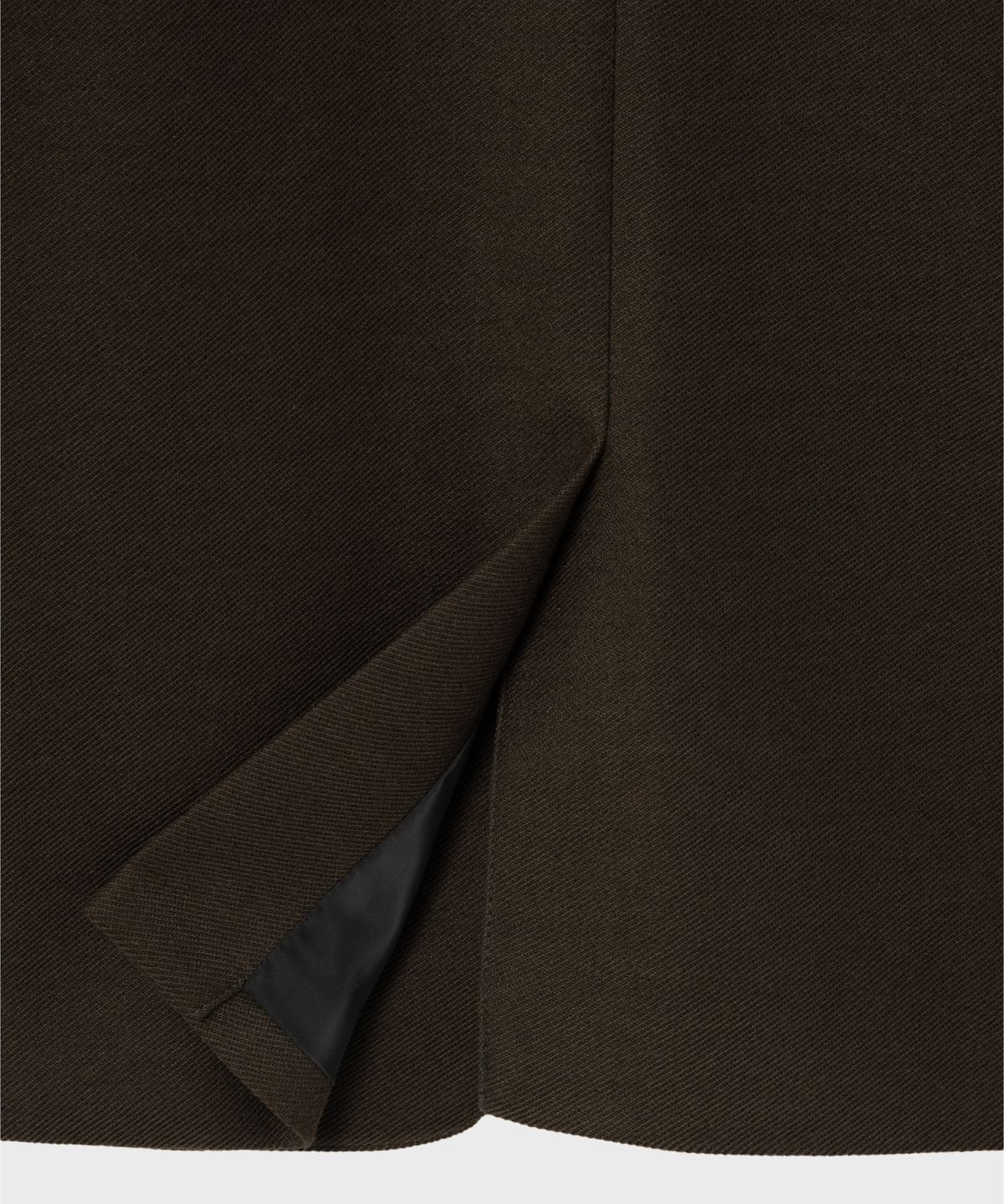 넌블랭크(NONBLANK) 세미 오버 핏 저지 셋업 수트_DARK BROWN