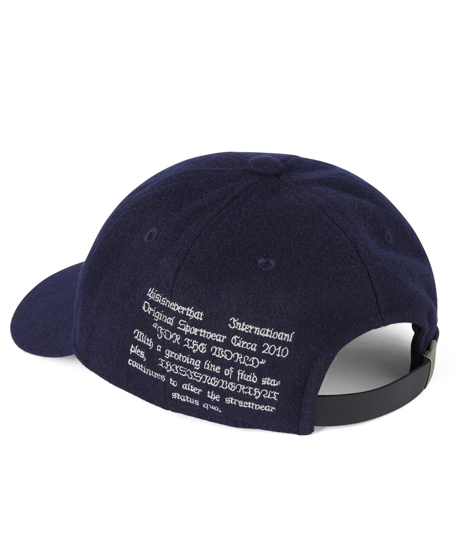さらに100円引き◆thisisneverthat◆N Felt Applique Cap THISISNEVERTHAT N Felt Applique Cap