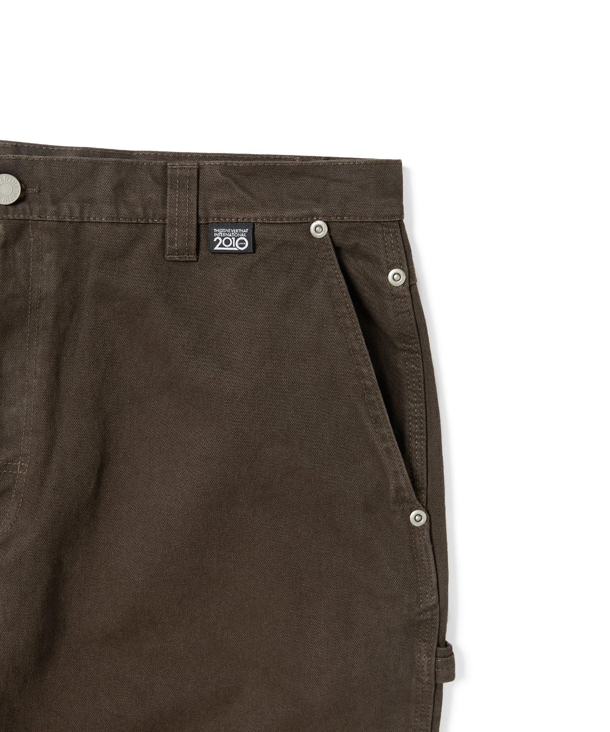 디스이즈네버댓(THISISNEVERTHAT) Paneled Pant Brown