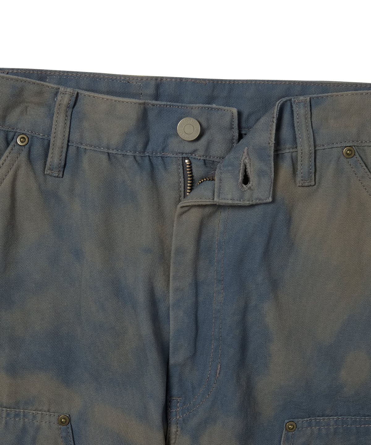 디스이즈네버댓(THISISNEVERTHAT) Bleached Double Knee Pant Blue