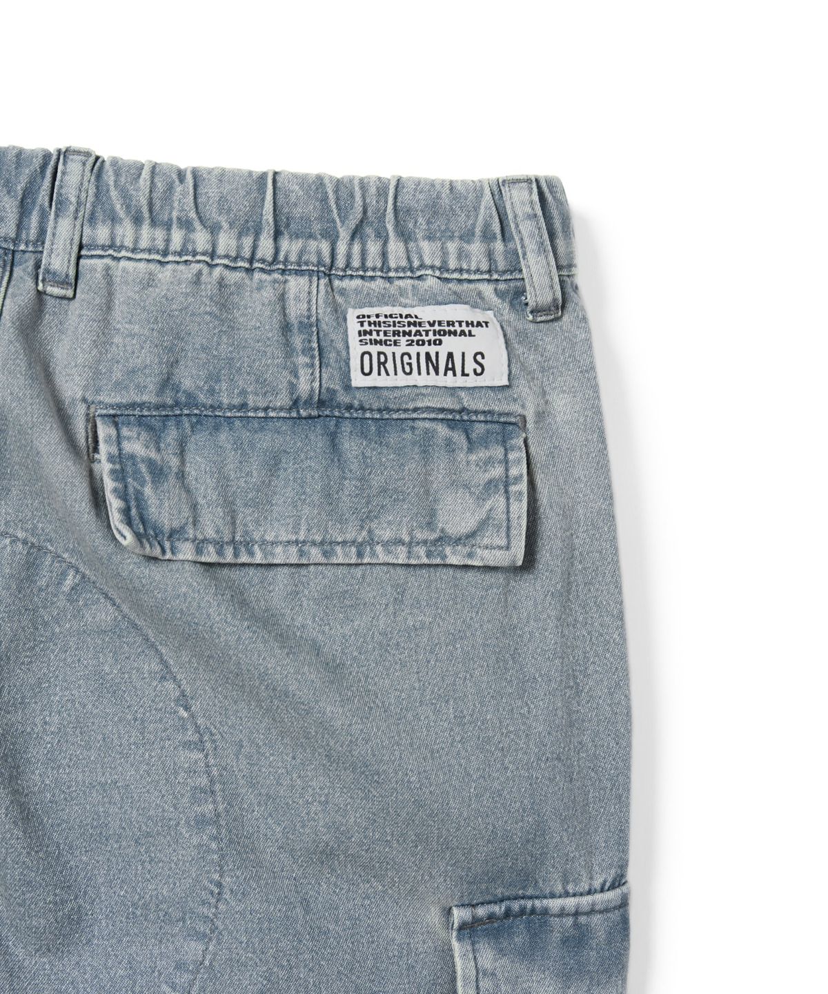 디스이즈네버댓(THISISNEVERTHAT) Denim BDU Pant Washed Blue