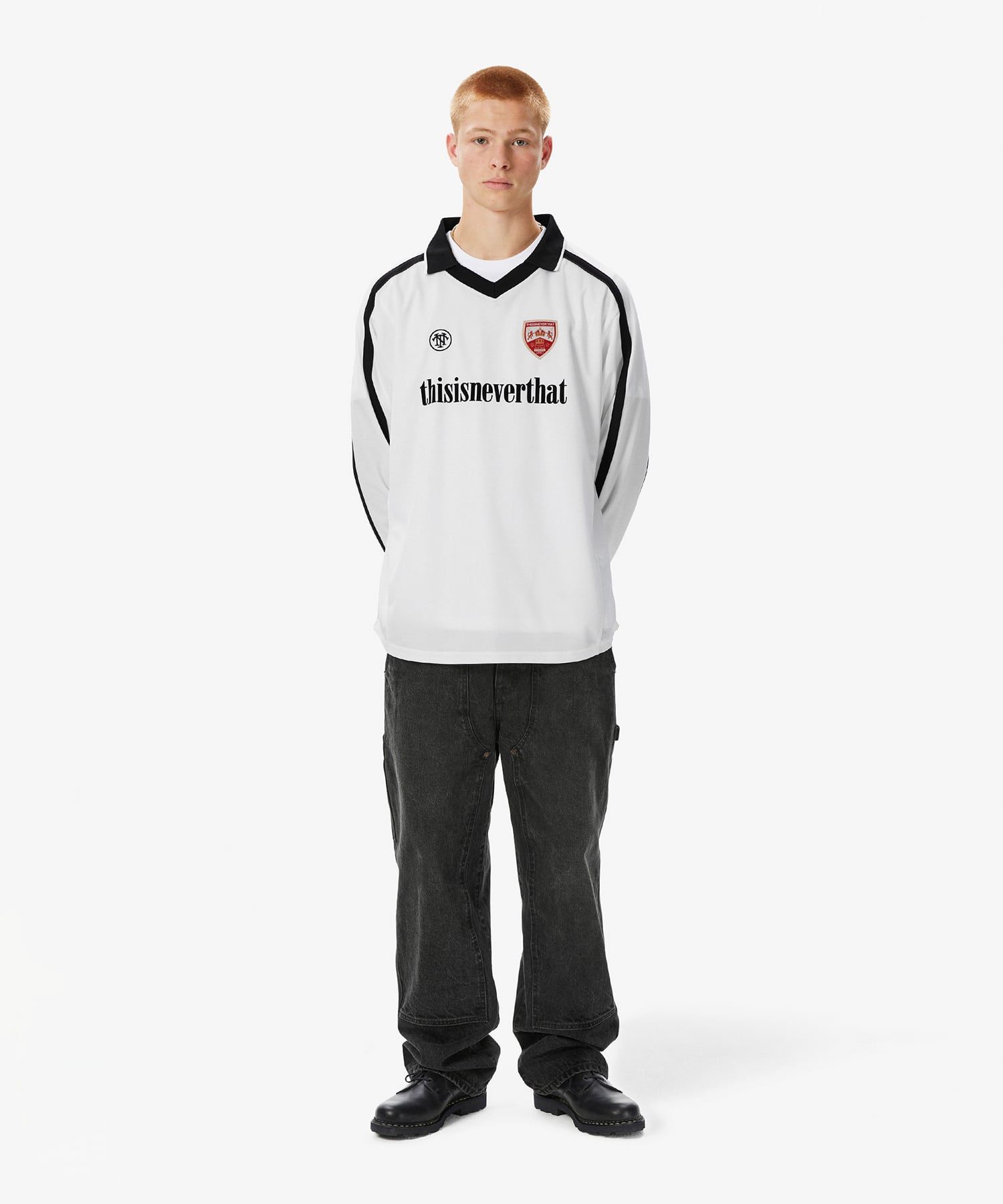 MUSINSA | thisisneverthat® Soccer Jersey White
